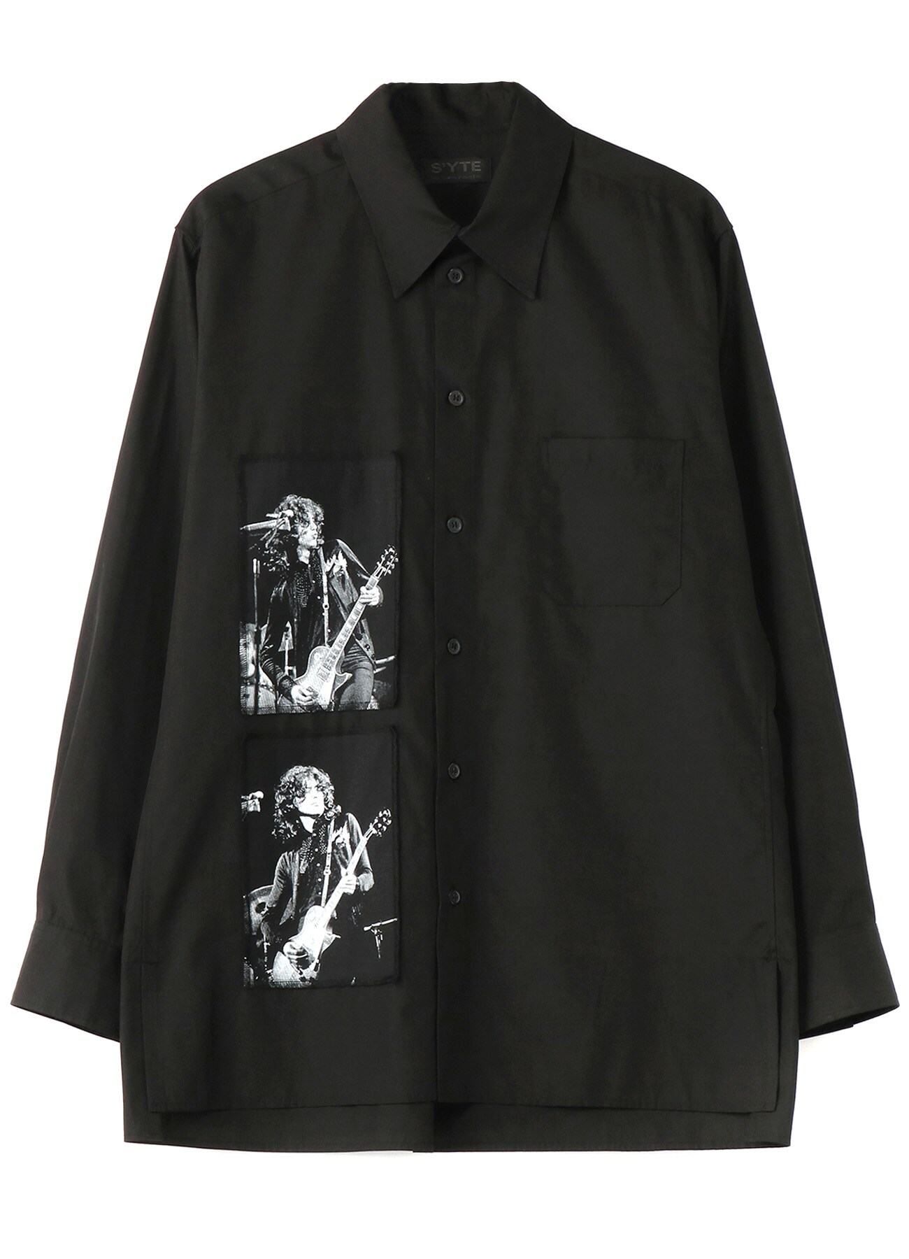 S’YTE × marquee club(R) 1968 100/2 Broad Omnibus Printed Patch Shirt