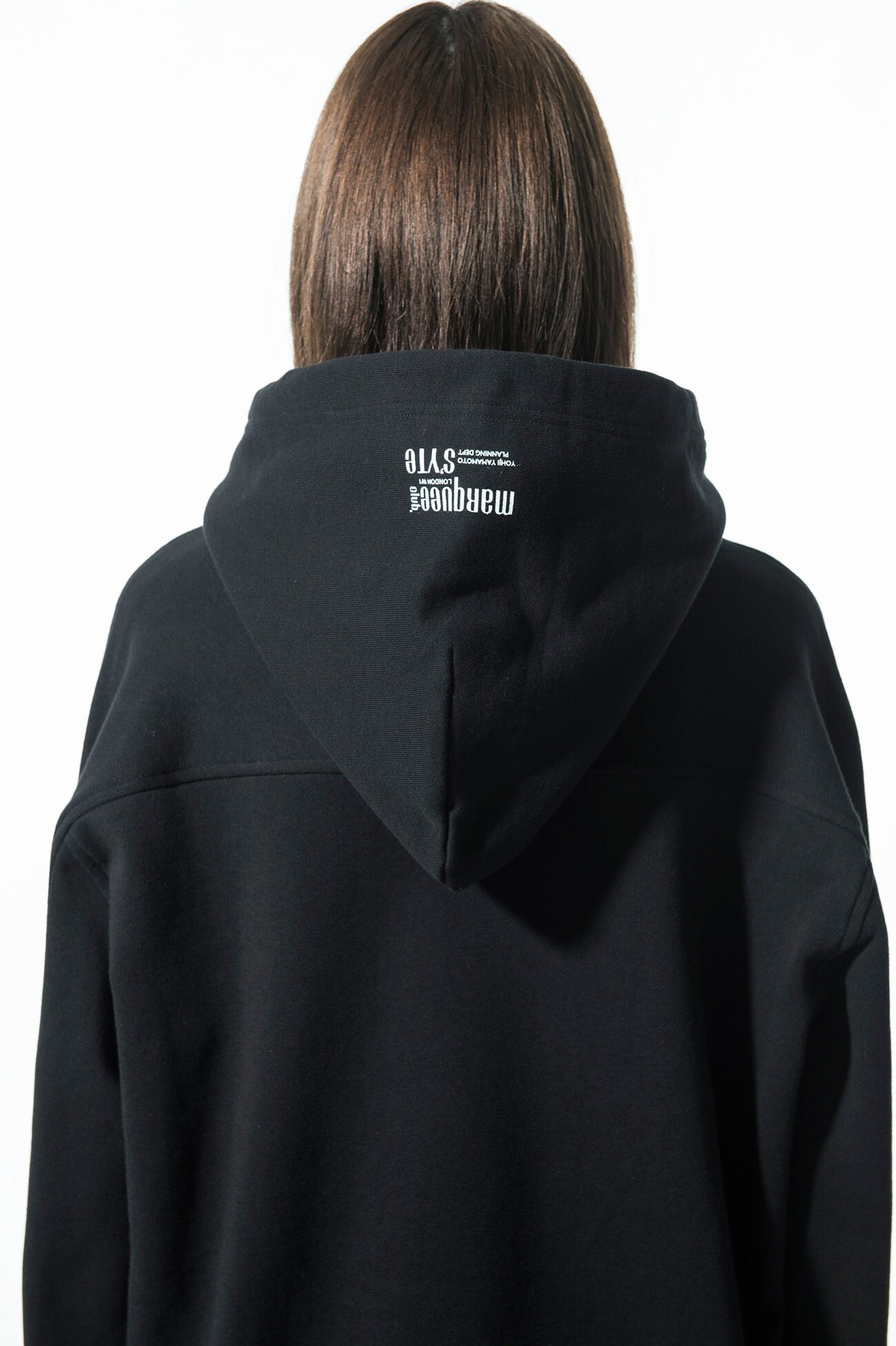 S’YTE × marquee club(R) French Terry Stitch Work Photograph Hoodie