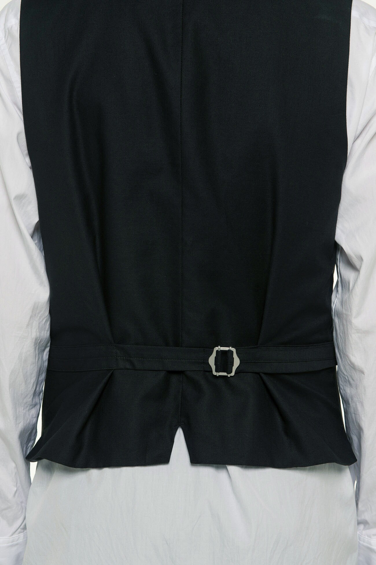 Pe/Rayon Gabardine Stretch Stand Collar Vest