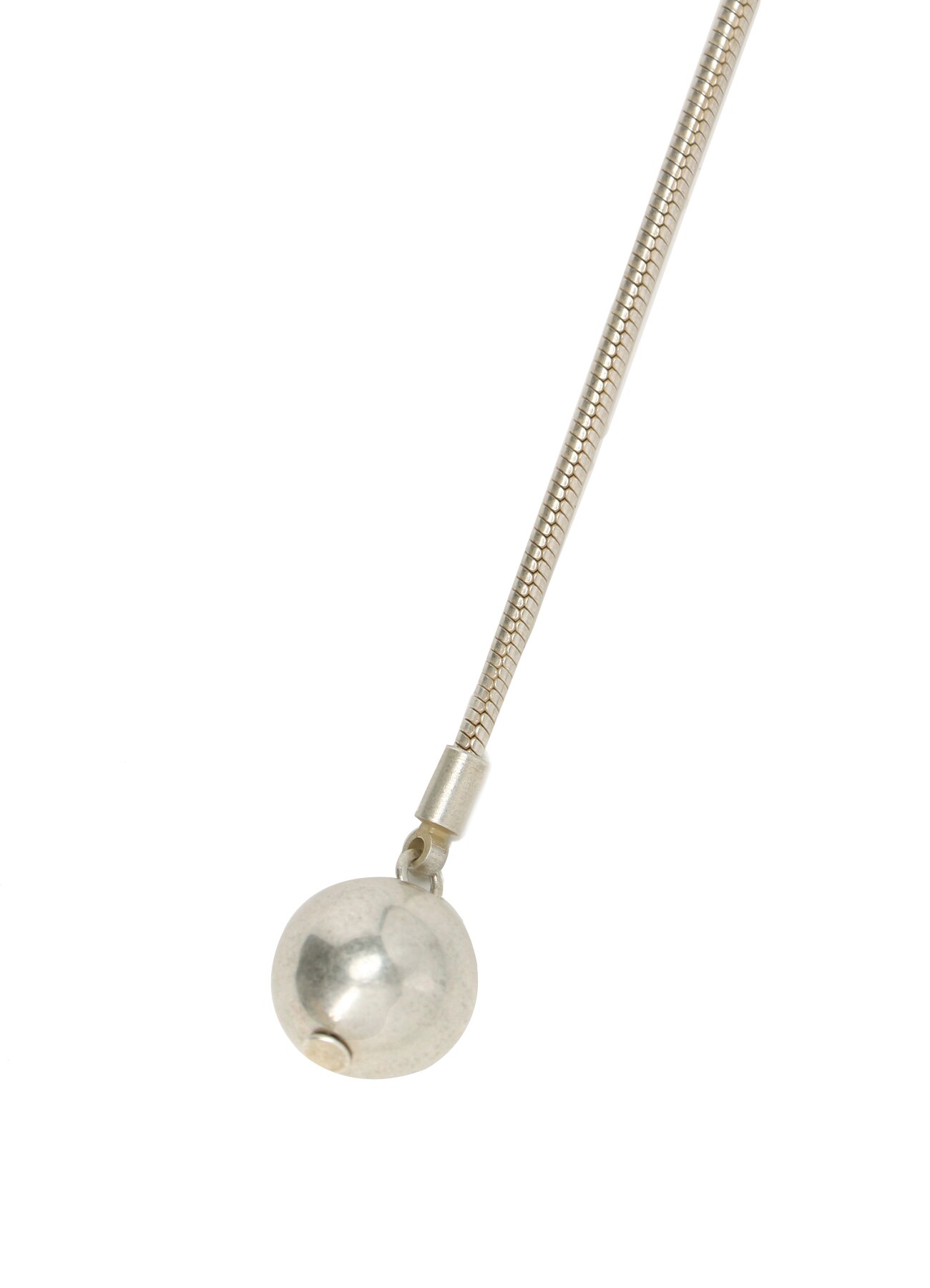 PEARL + CHAIN NECKLACE(FREE SIZE Silver): S'YTE｜THE SHOP YOHJI