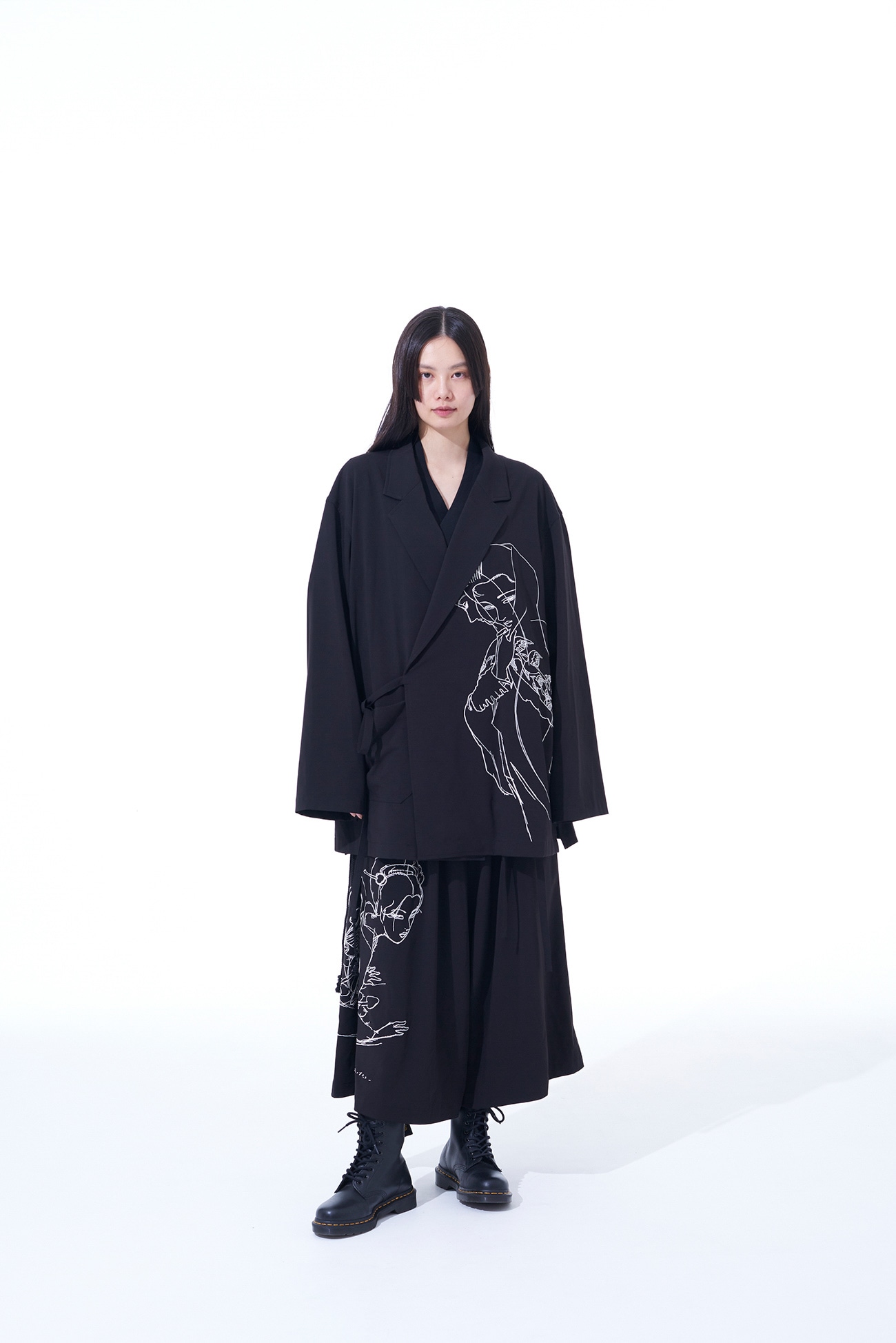 S'YTE x KAZUO KAMIMURA - Phantom Monoe - PE/RAYON GABARDINE WRAP