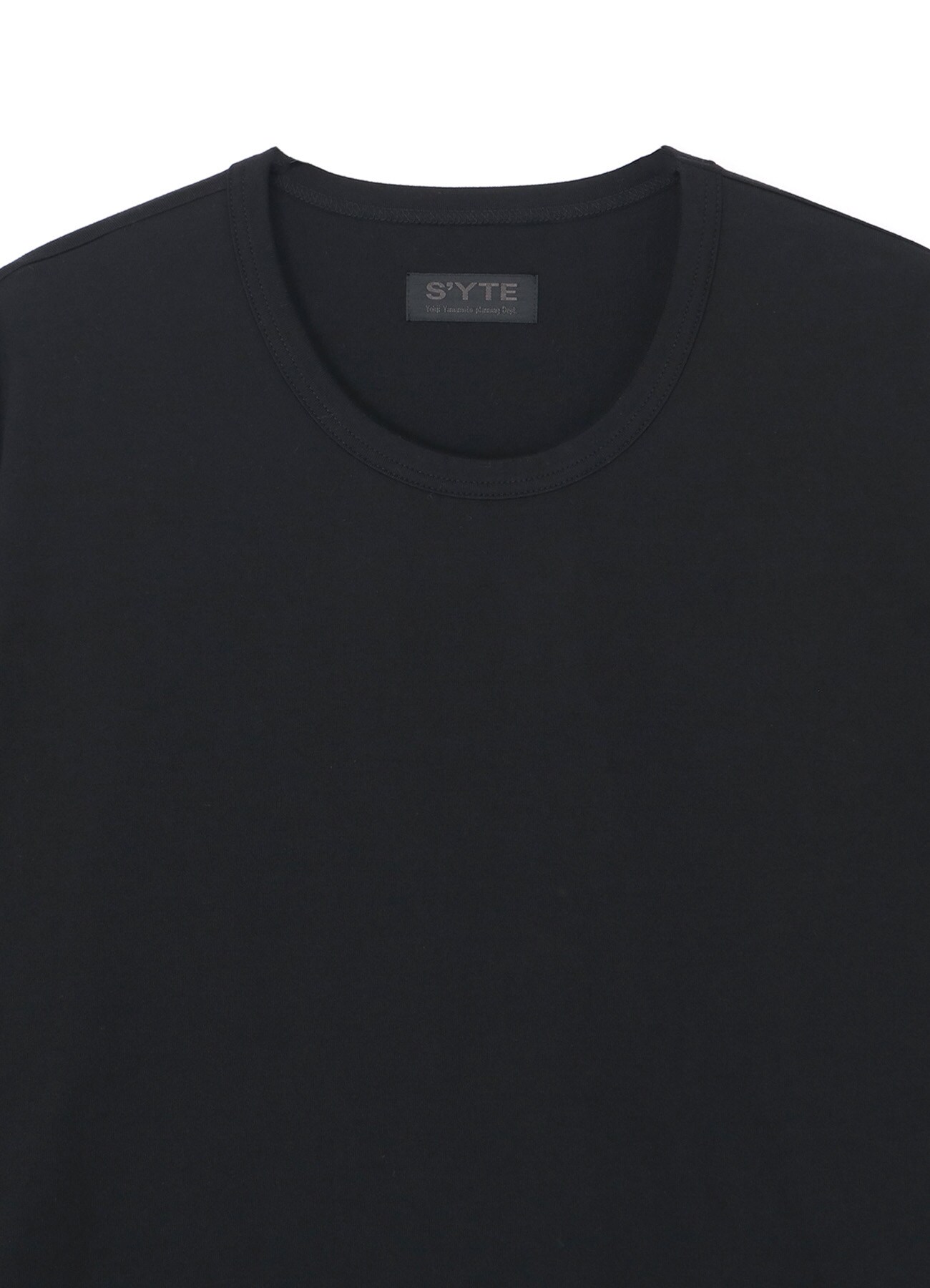 COTTON JERSEY T-SHIRT WITH OUTLINED HEM
