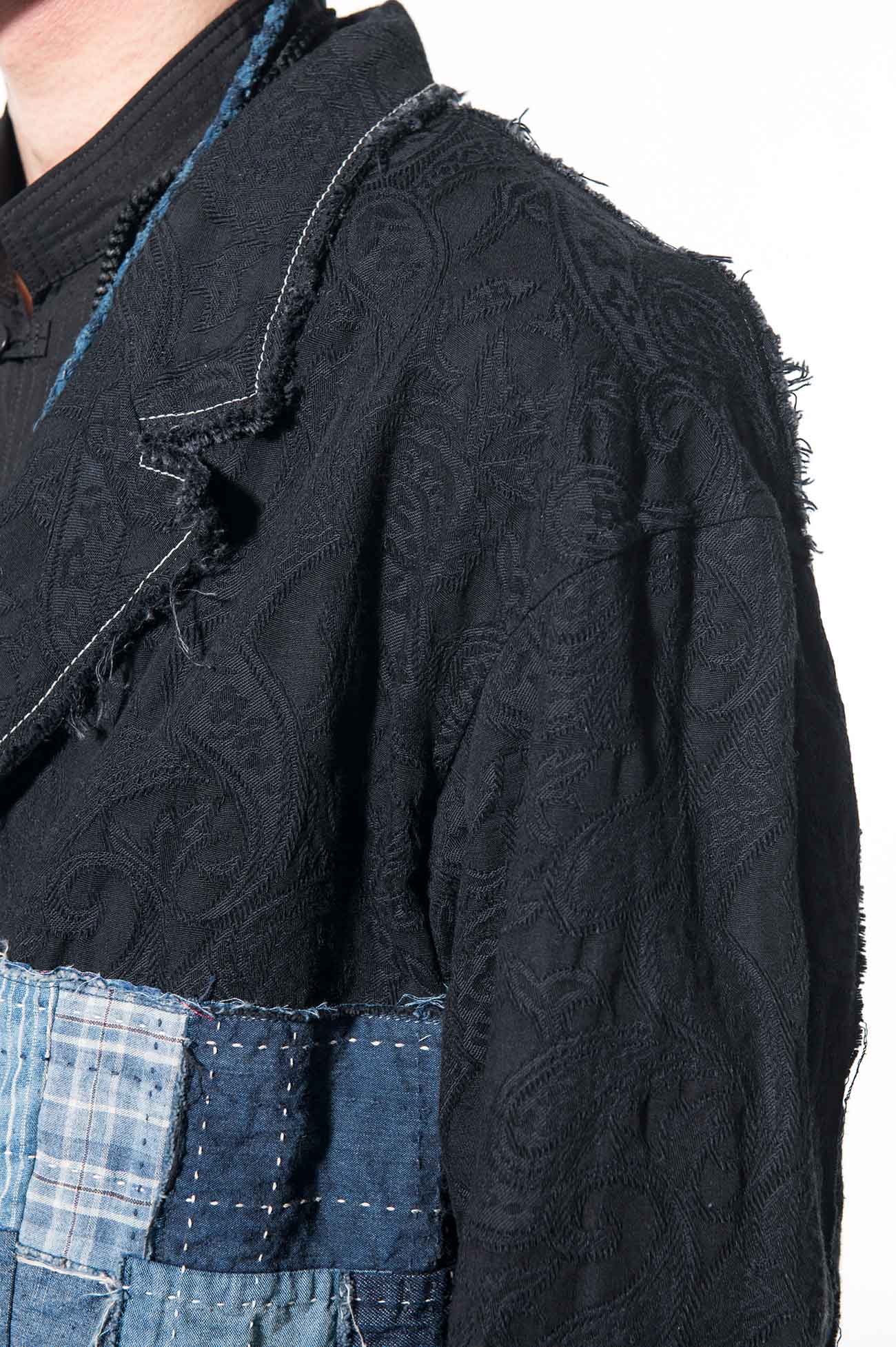 S’YTE×KUON Paisley Jacquard BORO 3BS Tailored Shirt Jacket