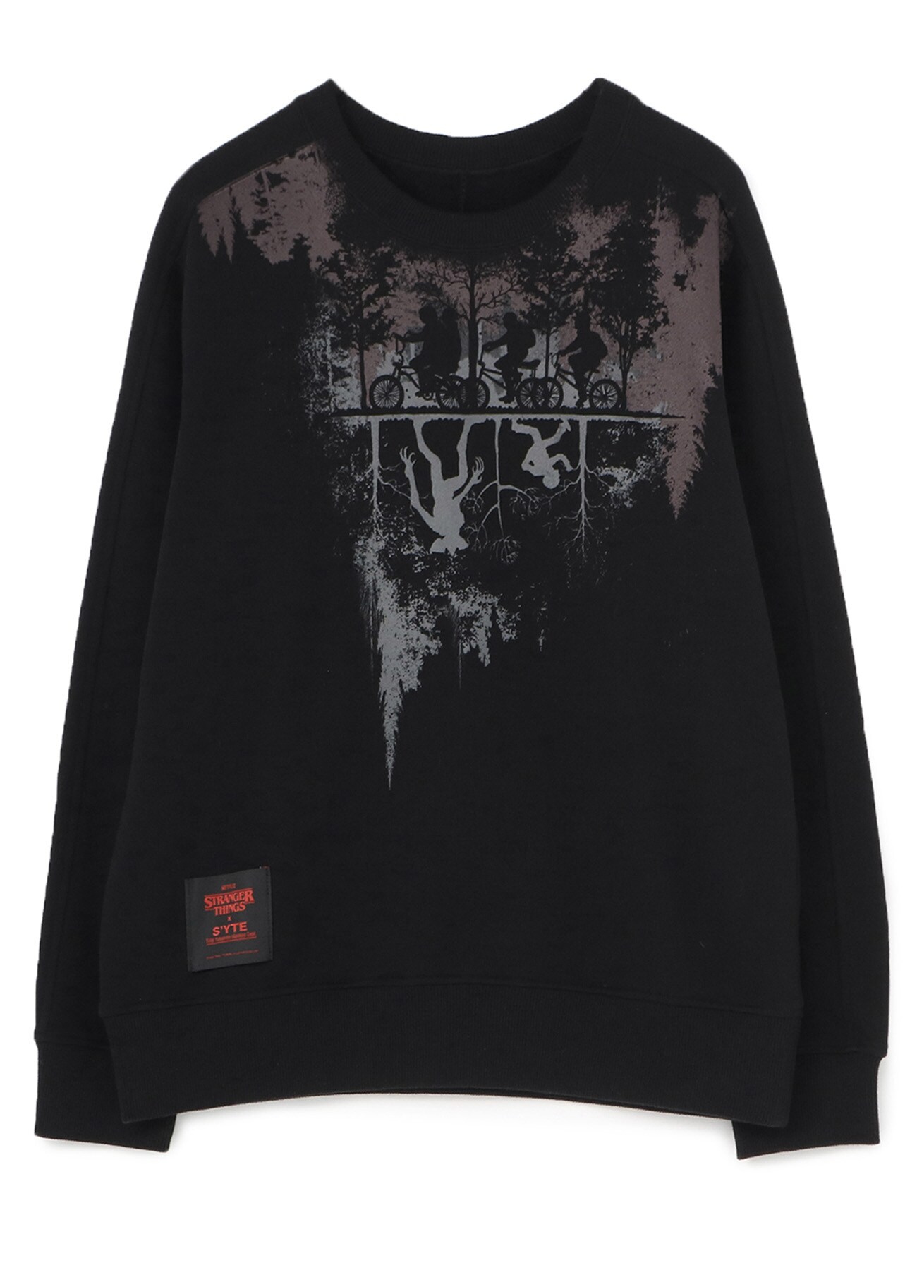 STRANGER THINGS Forest At Night Crewneck Pullover