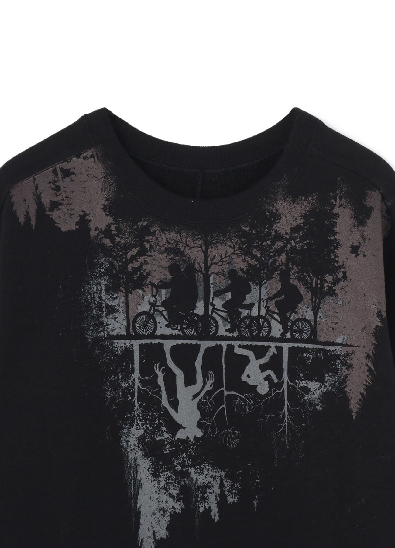 STRANGER THINGS Forest At Night Crewneck Pullover