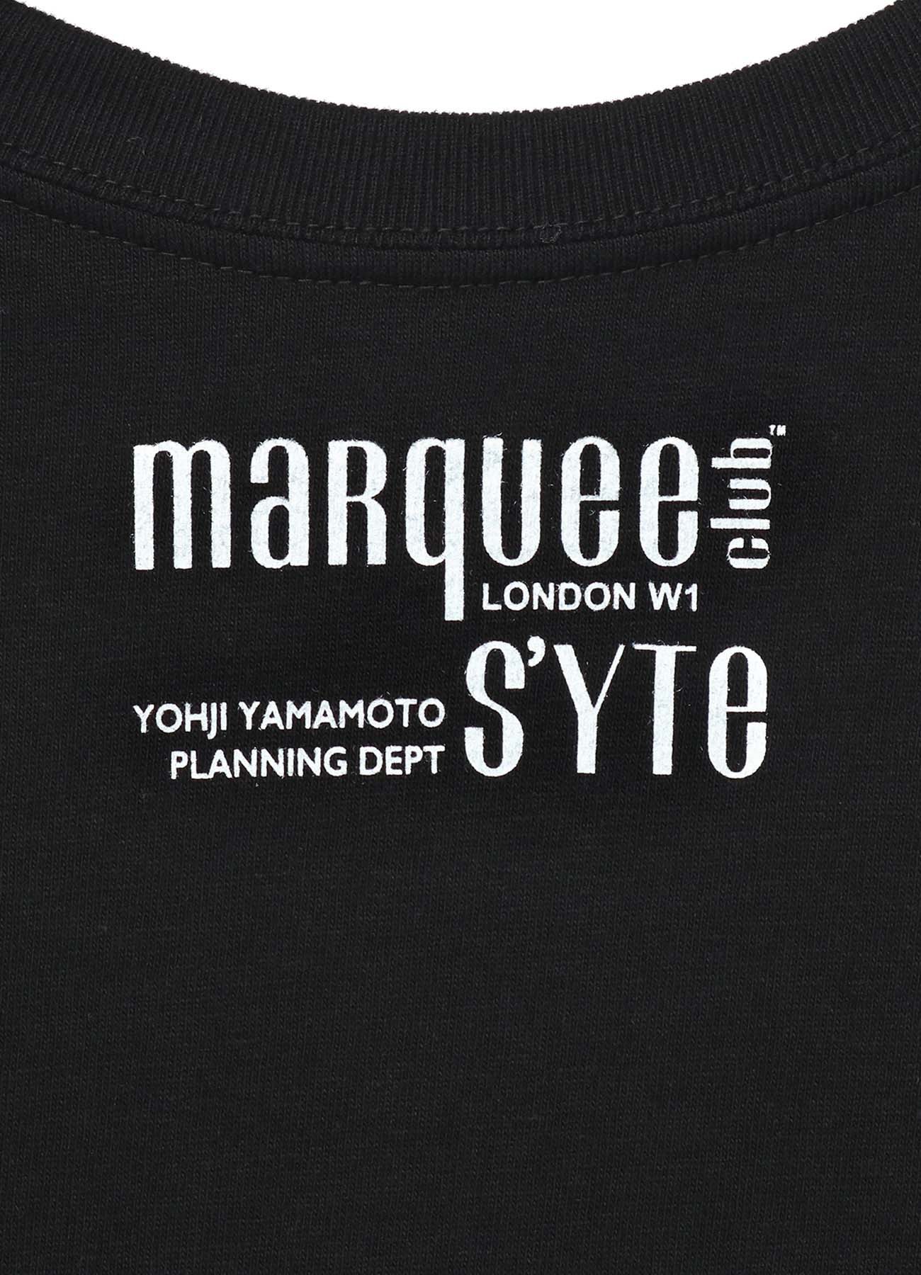 S’YTE × marquee club(c) Play The Guitar In Acrobatics T-shirt