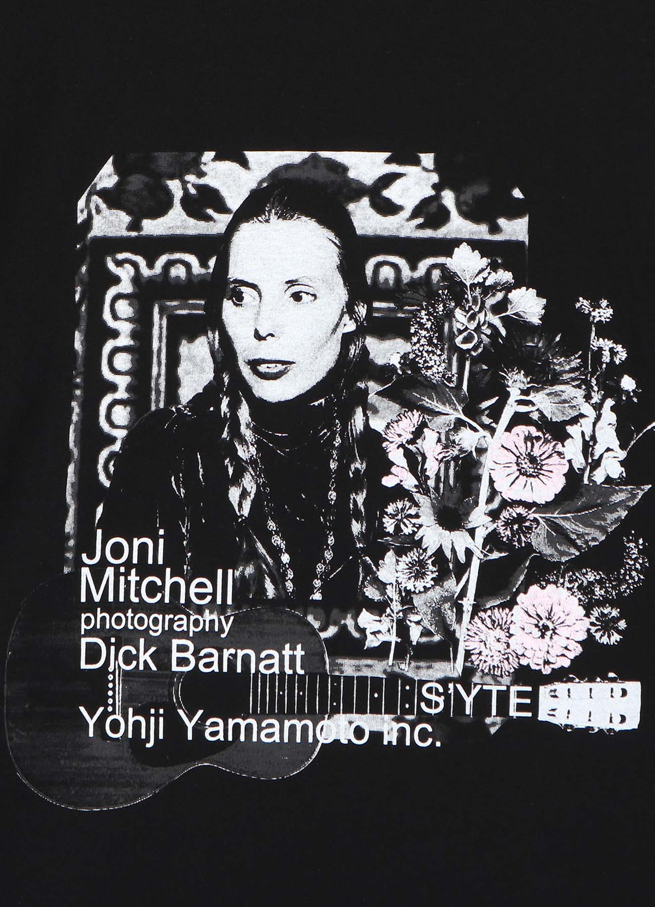 S’YTE × Dick Barnatt / Joni Mitchell  T-shirt