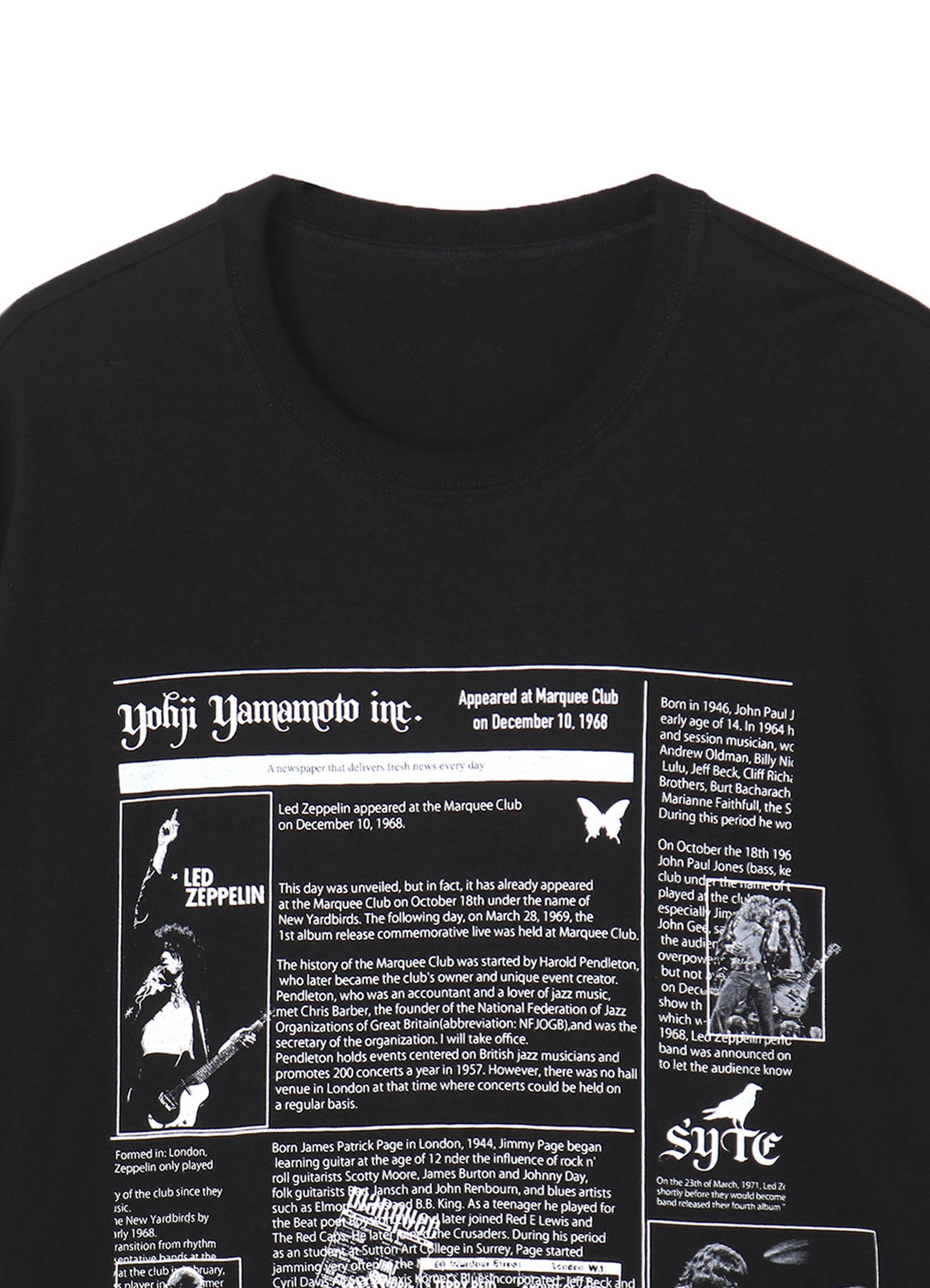 S’YTE × Dick Barnatt / Led Zeppelin T-shirt