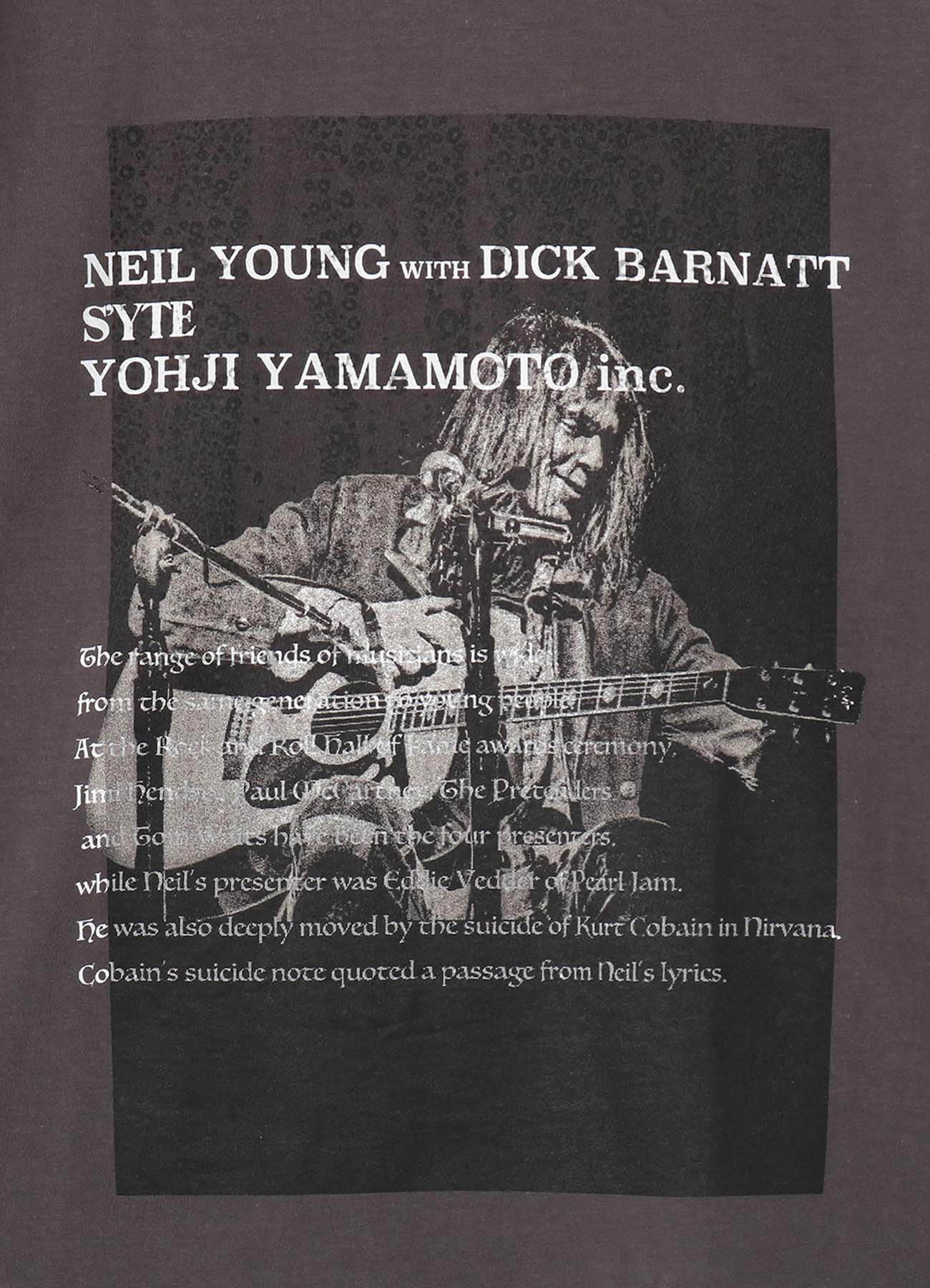S'YTE × Dick Barnatt / Neil Young T-shirt