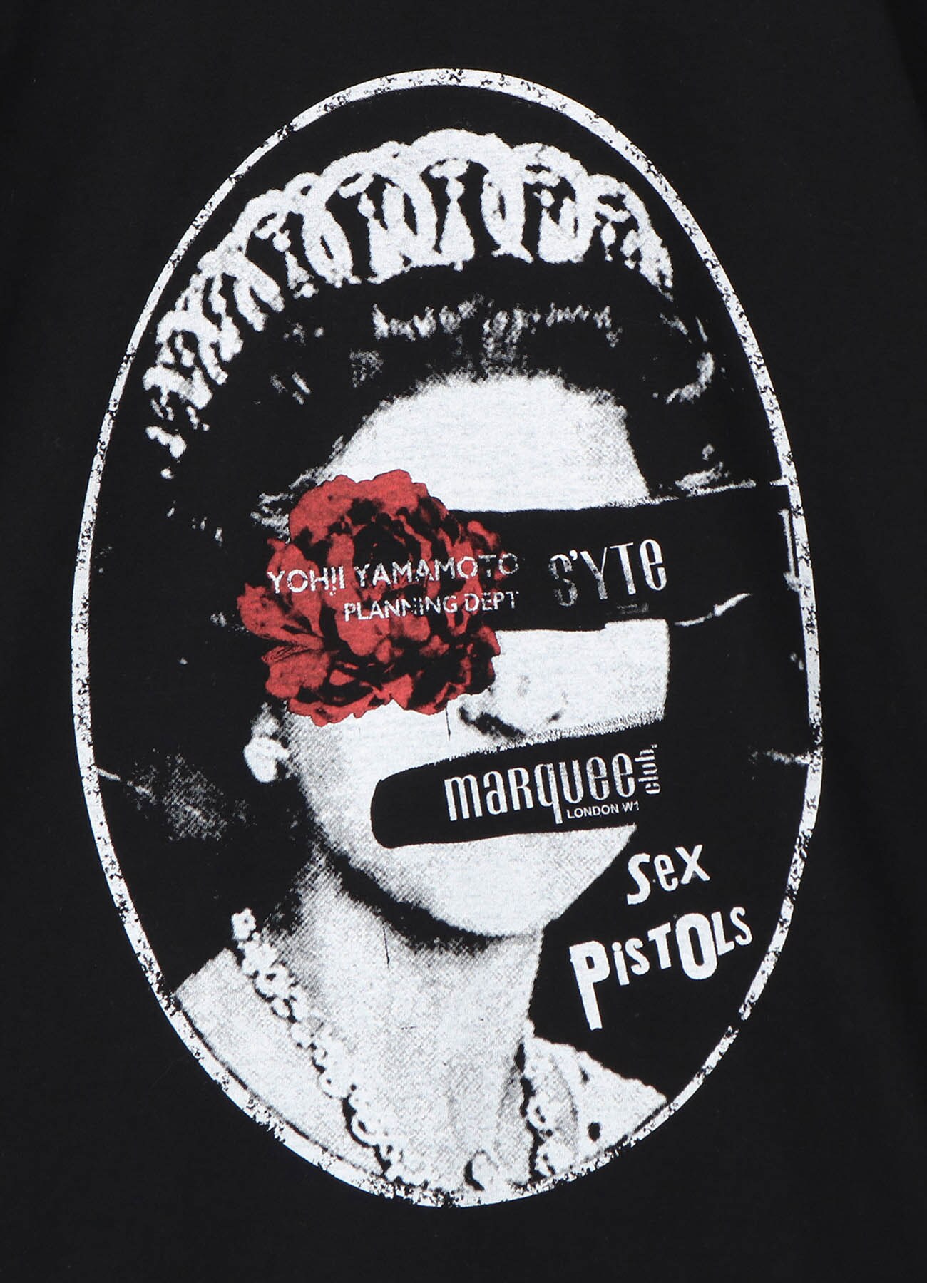 S’YTE × marquee club(c) Rose Queens T-shirt