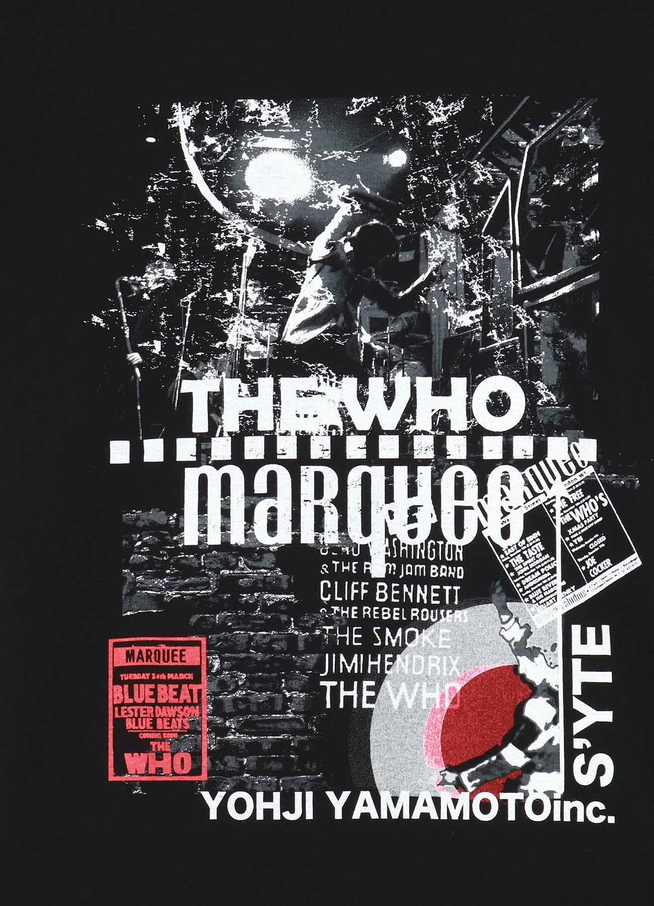 S’YTE × marquee club(c) Break The Instrument T-shirt