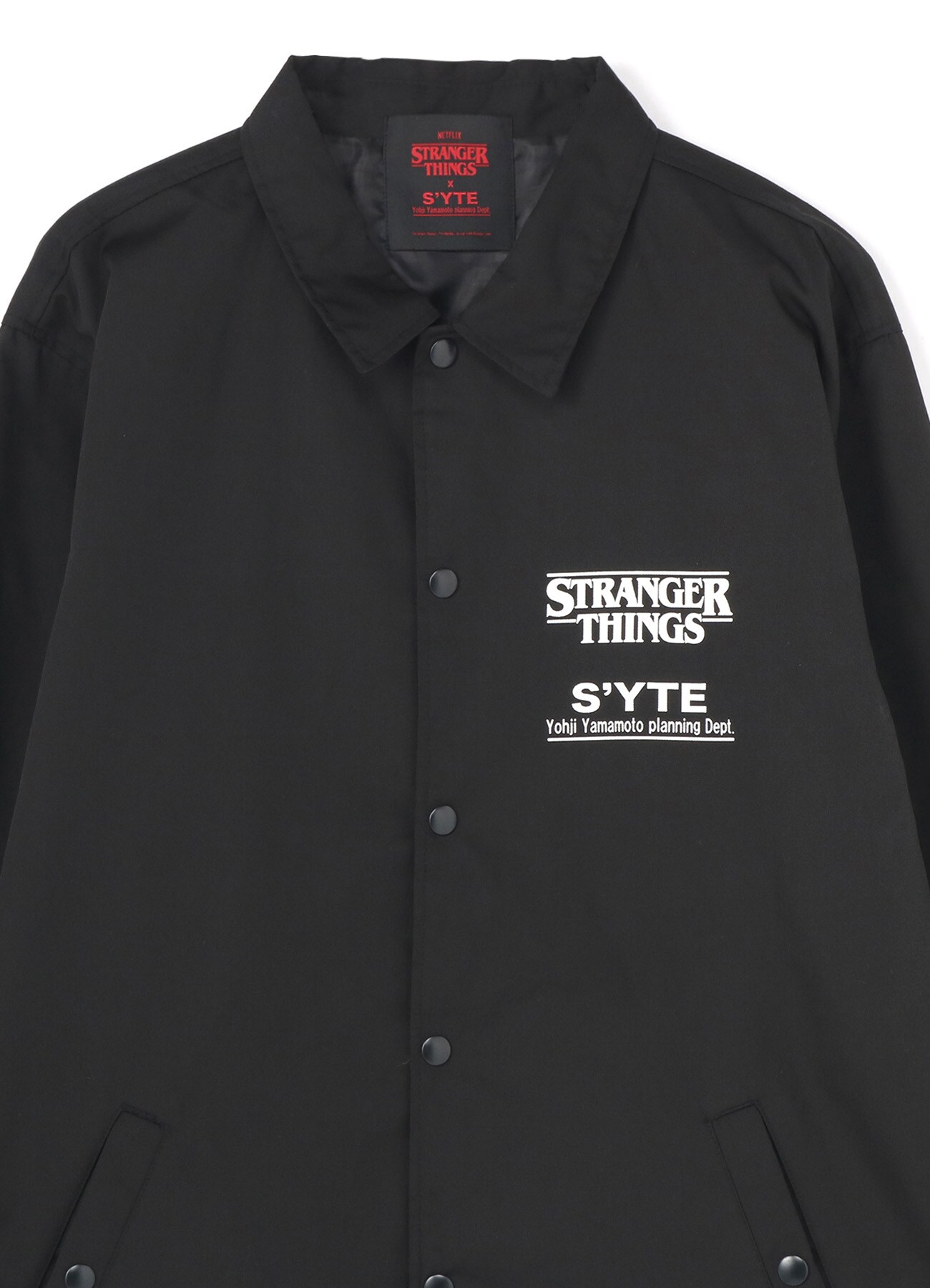 STRANGER THINGS Withered Flower Crow Coach Jacket
