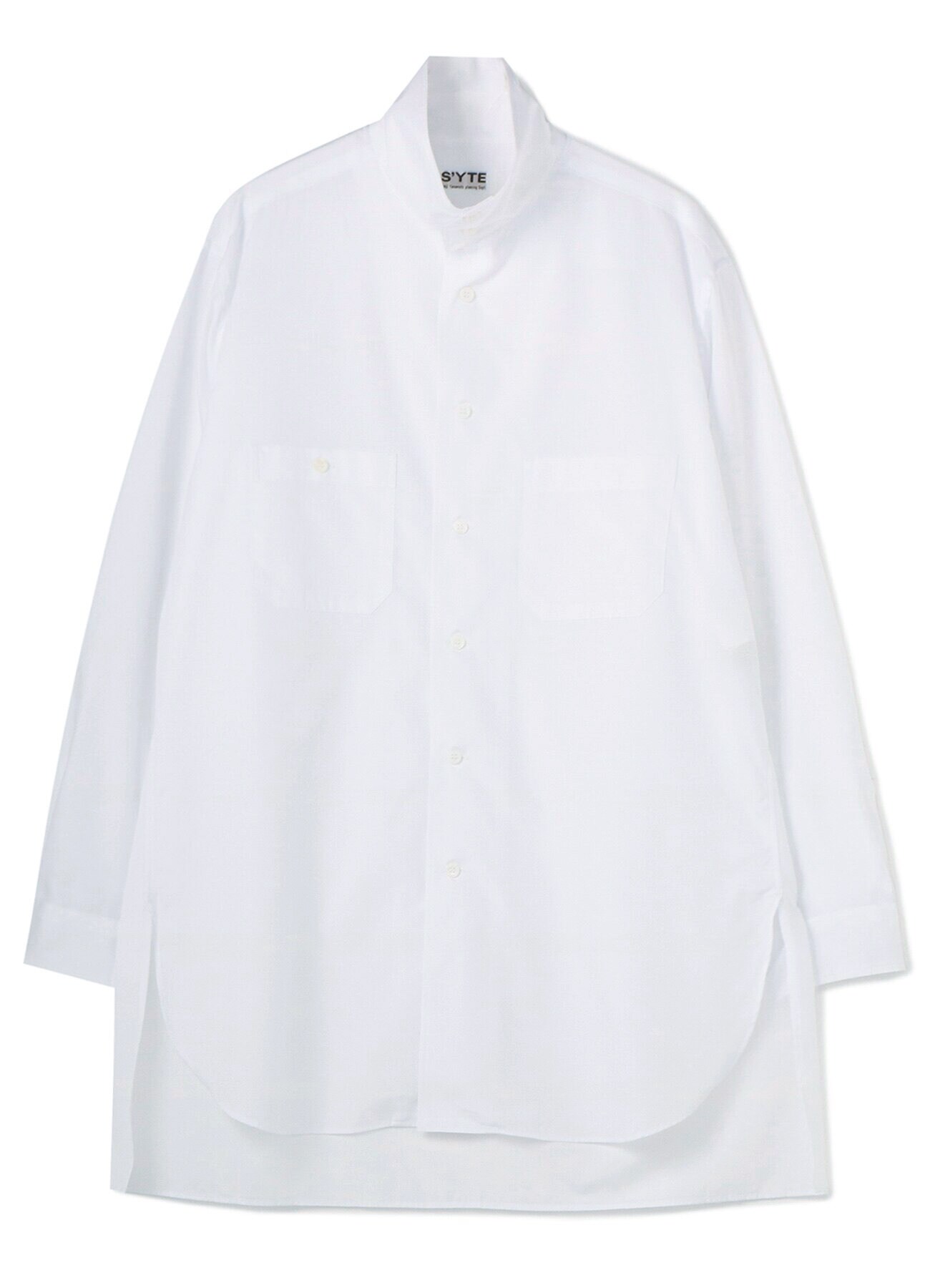 s'yte Open Collar Double Pocket シャツ | capacitasalud.com