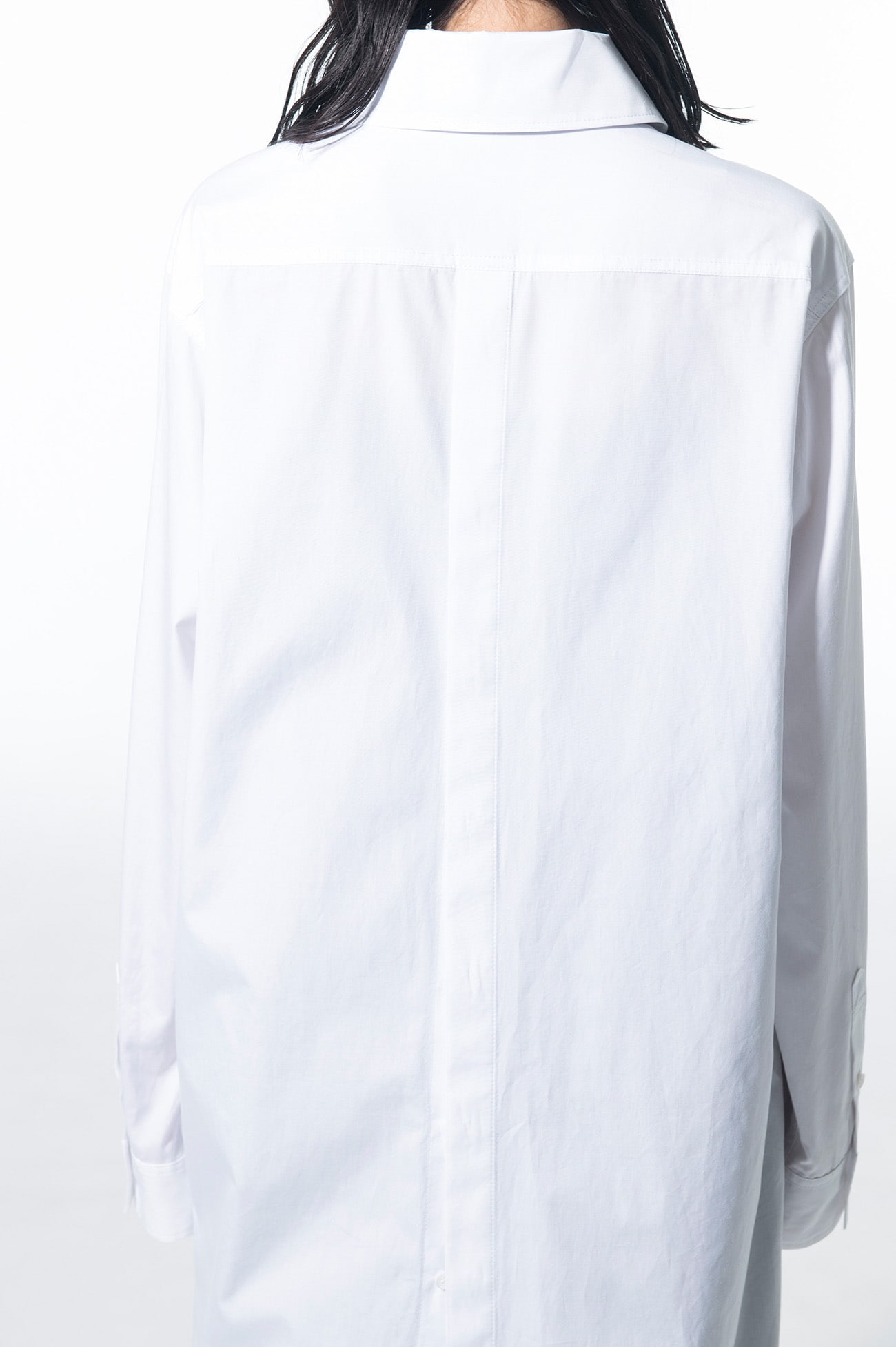 100/2 Broad Shawl Collar Long Shirt