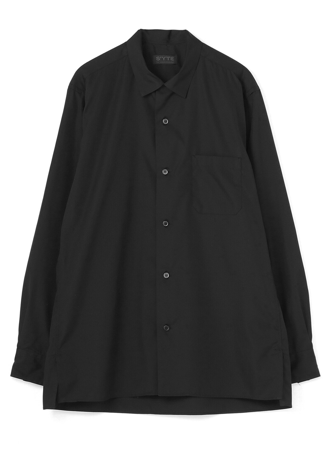 100/2 Broad Loose Fit  Open Collar Shirt
