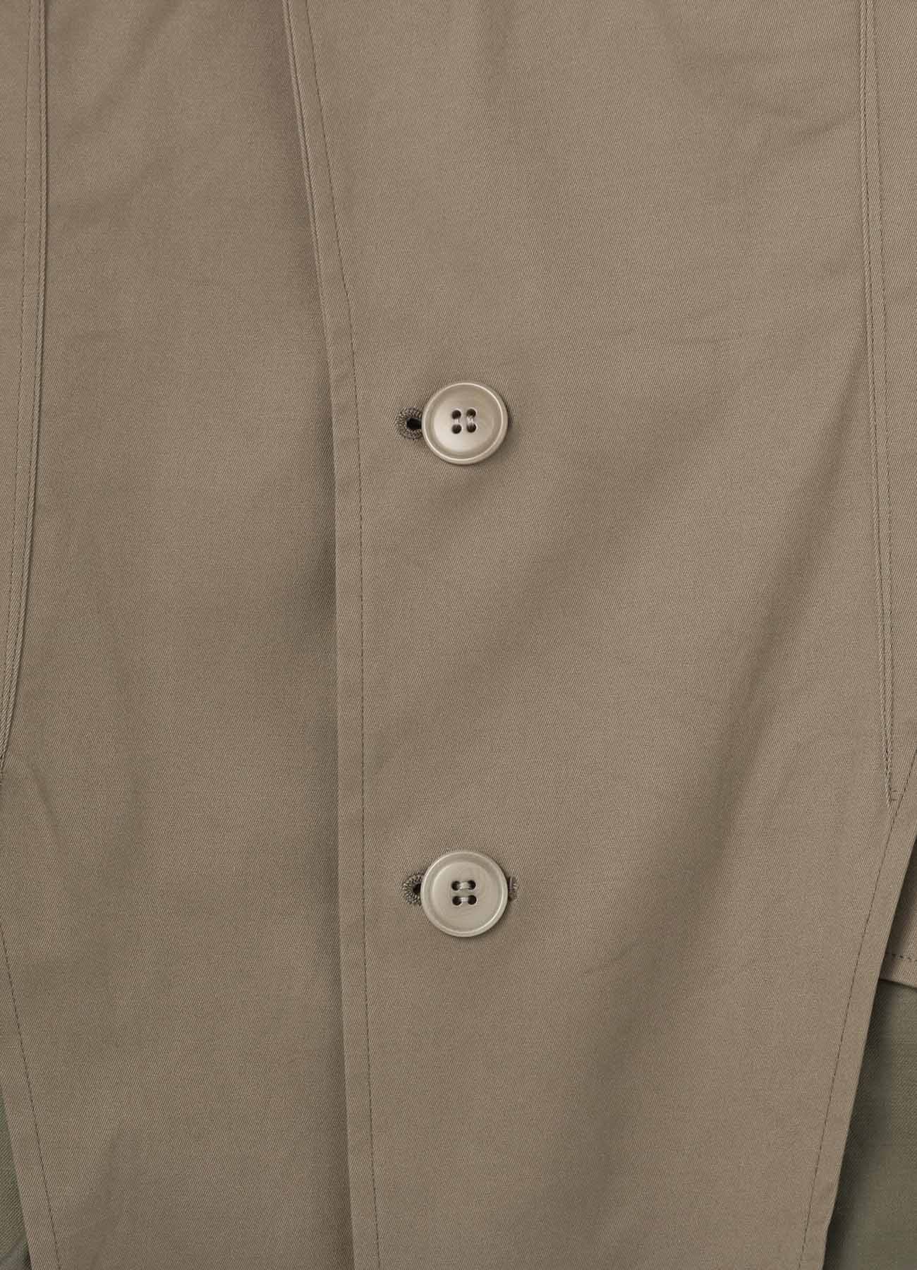 60/2 Cotton Gabardine Stretch Inside Out Reversible 2BS Jacket