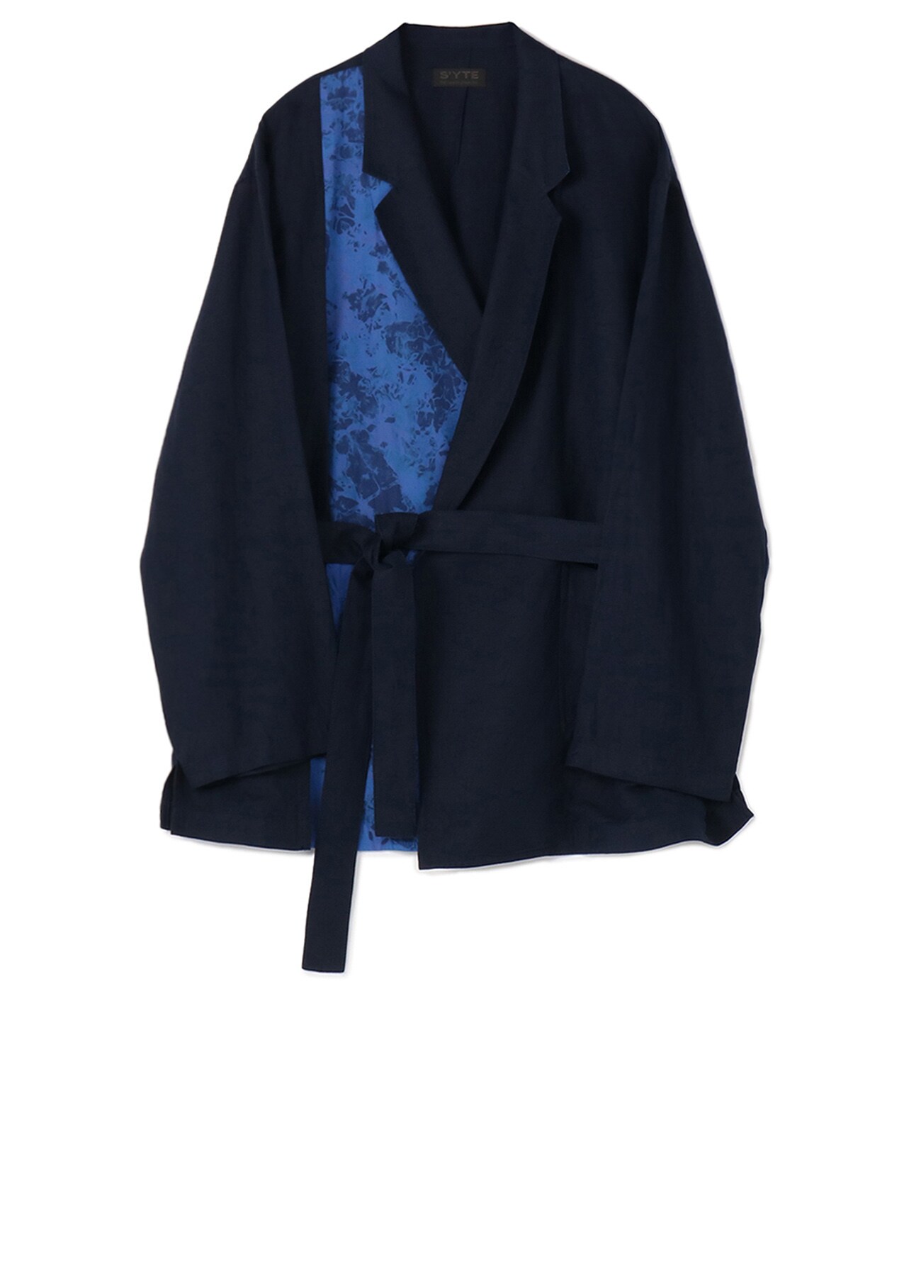 Ry/Li Easy Cross Tie Dye Wrap Haori Tailored Jacket