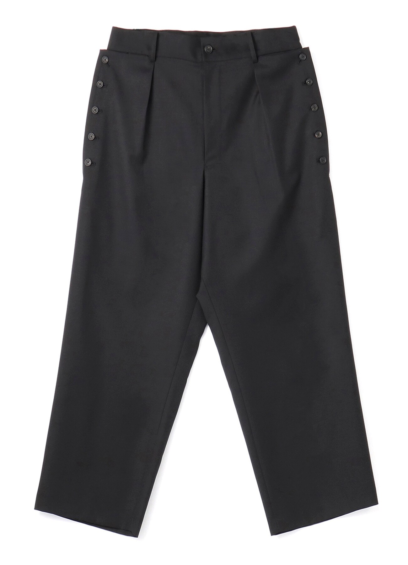 T/W Gabardine Side Layer Pocket One Tuck Pants
