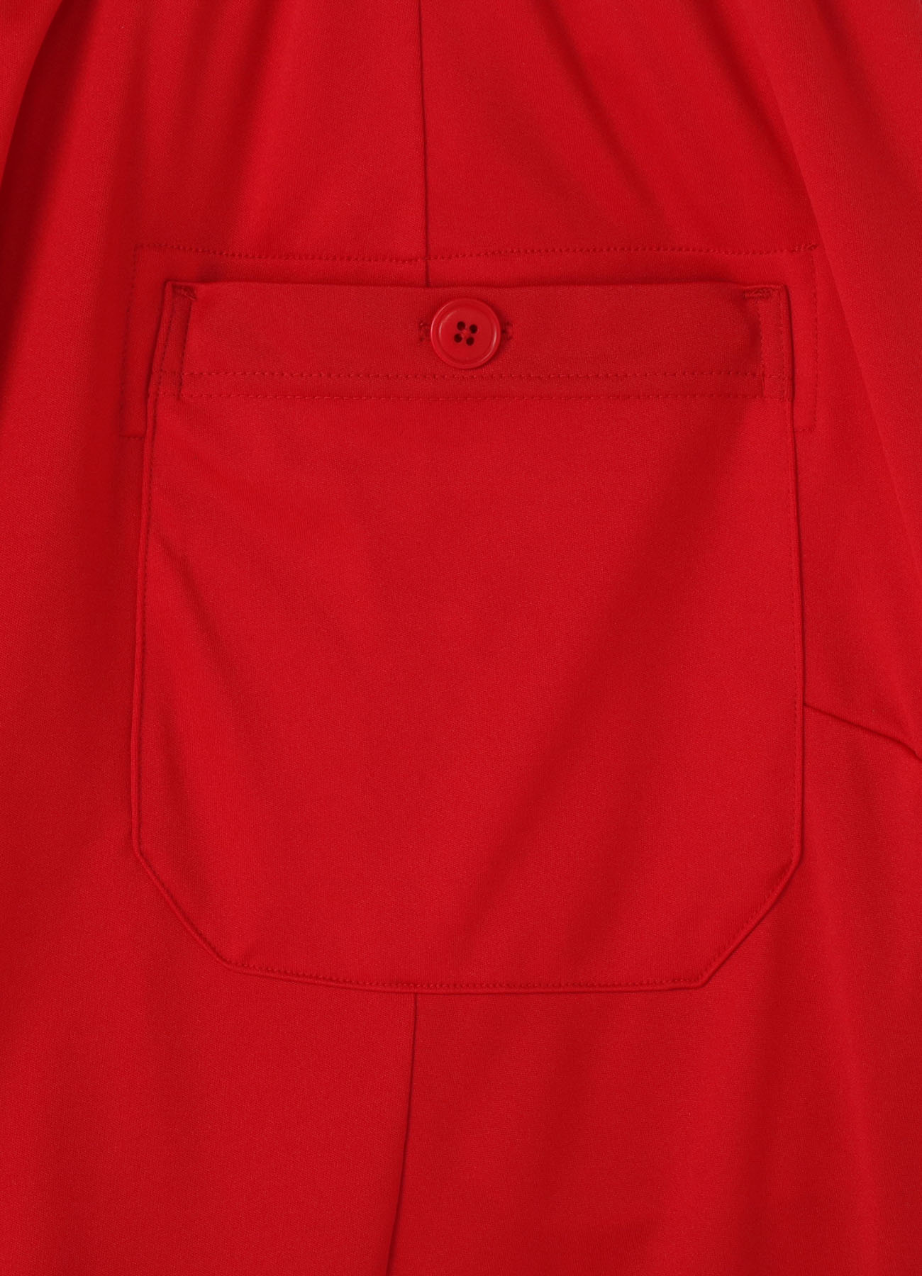 Thin Smooth Jersey Switching Seam Fastener Pocket 6-quarter-length Saruel Pants