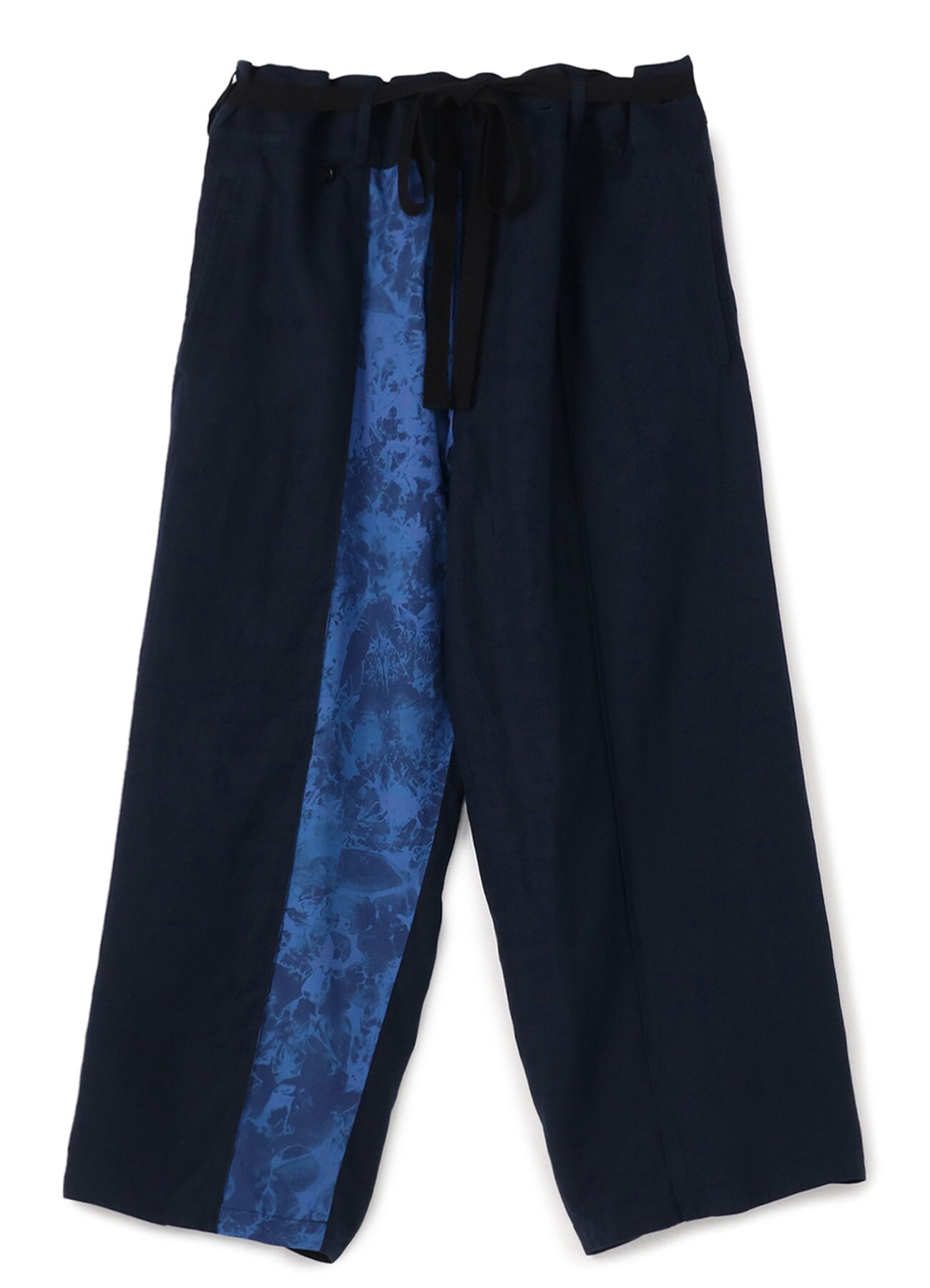 Ry/Li Easy Cross Tie Dye Waist Fold Wide Pants