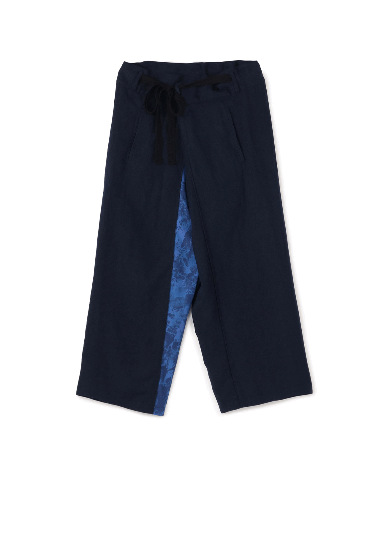 Ry/Li Easy Cross Tie Dye Waist Fold Wide Pants