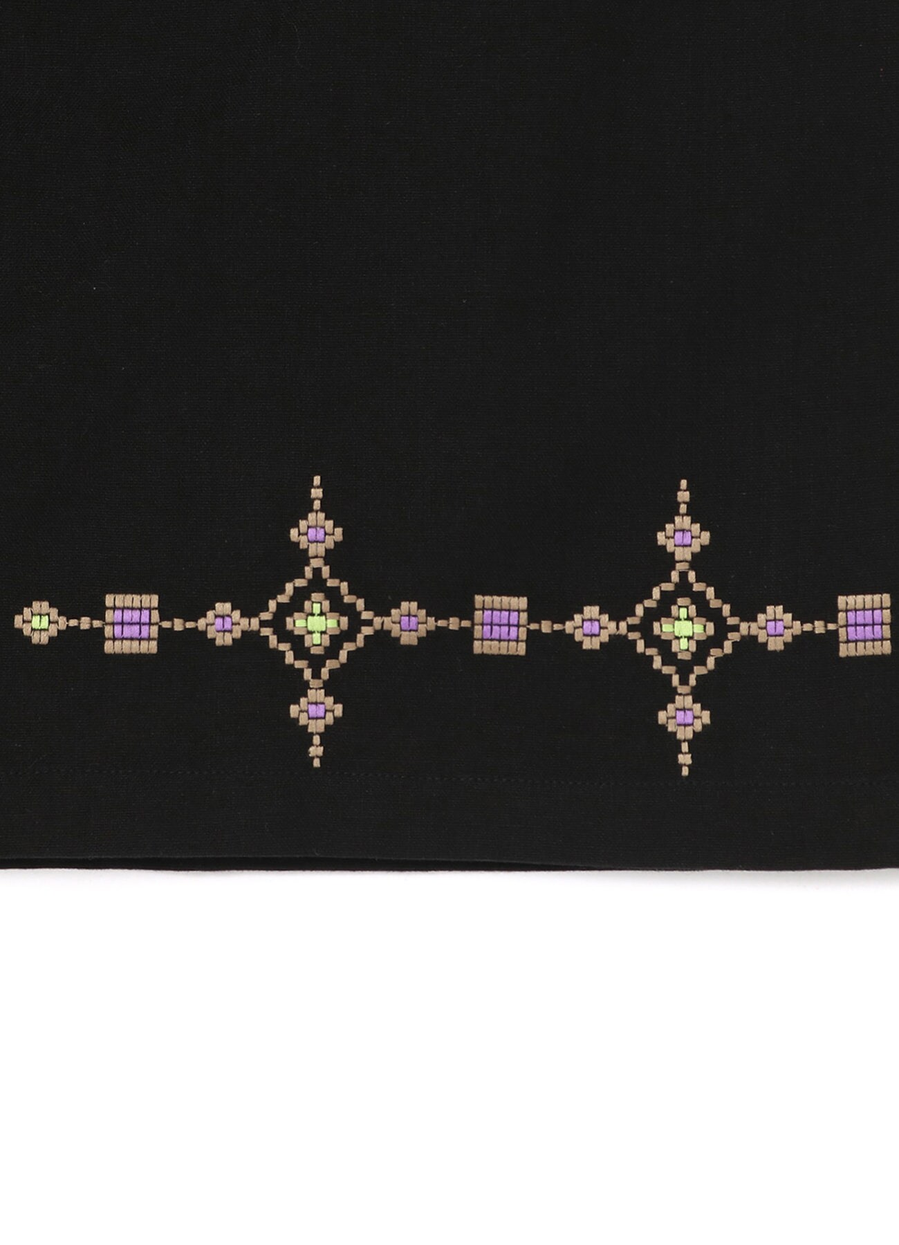 Indian Kadi Geometric pattern Embroidery Culotte Pants