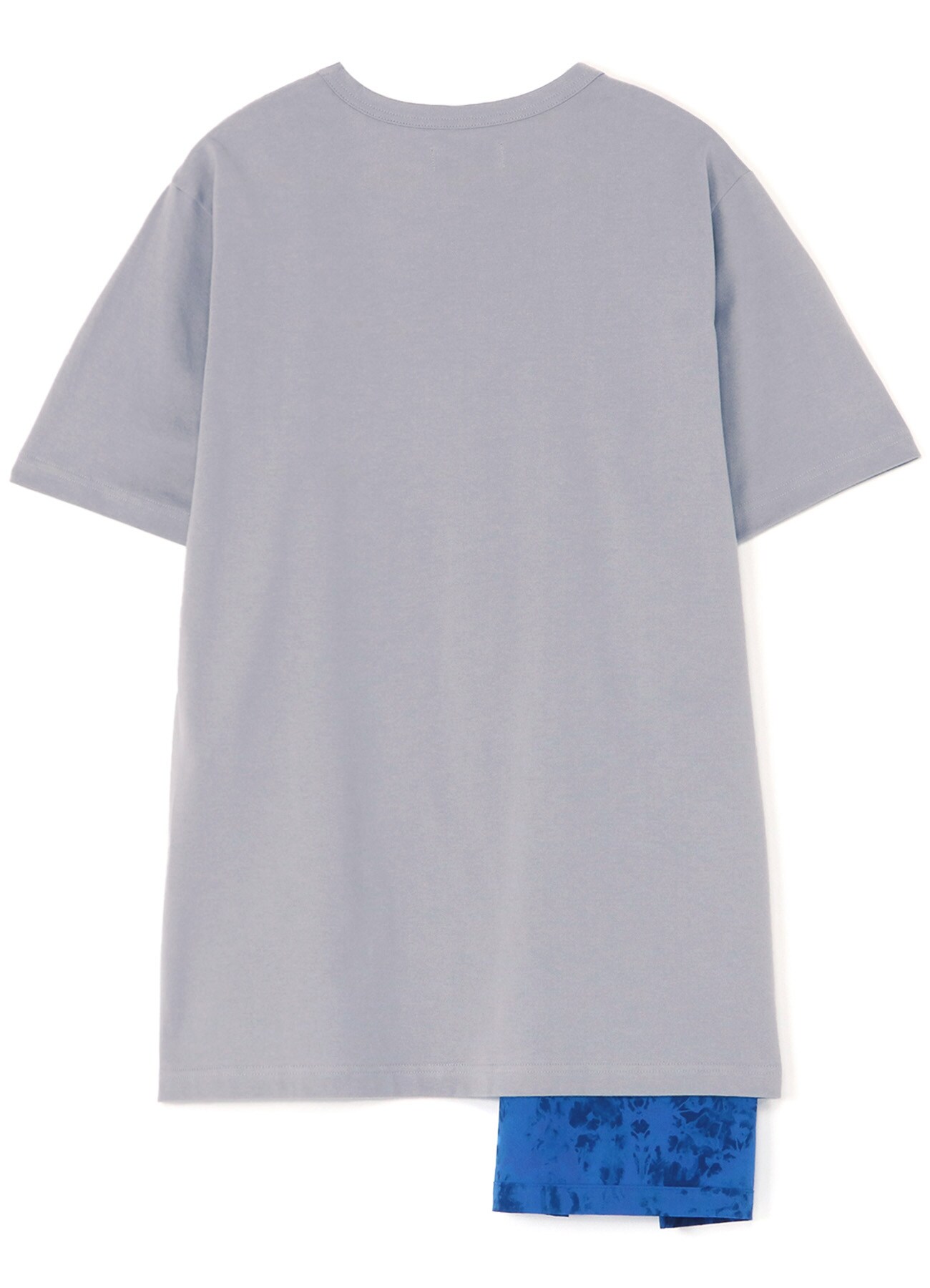 Box uneven Tie dye Layered Asymmetry Drape T-shirt