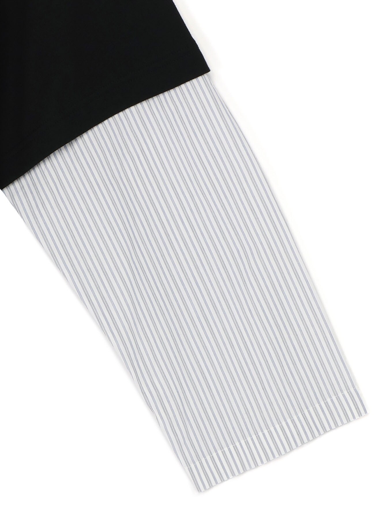 40/2 Cotton Jersey Switching Stripe Fabric Long Sleeve C/S