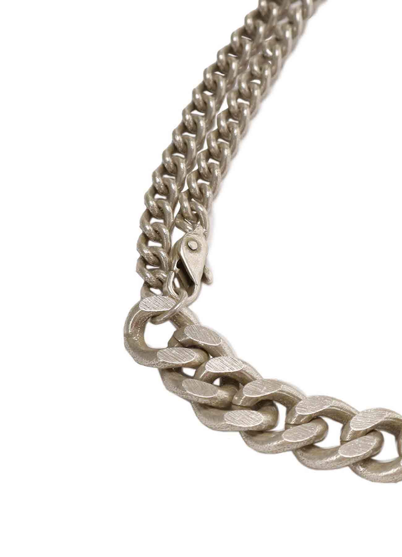 Brass 6-way Curved Chain Bracelet Necklace (FREE SIZE Antique 