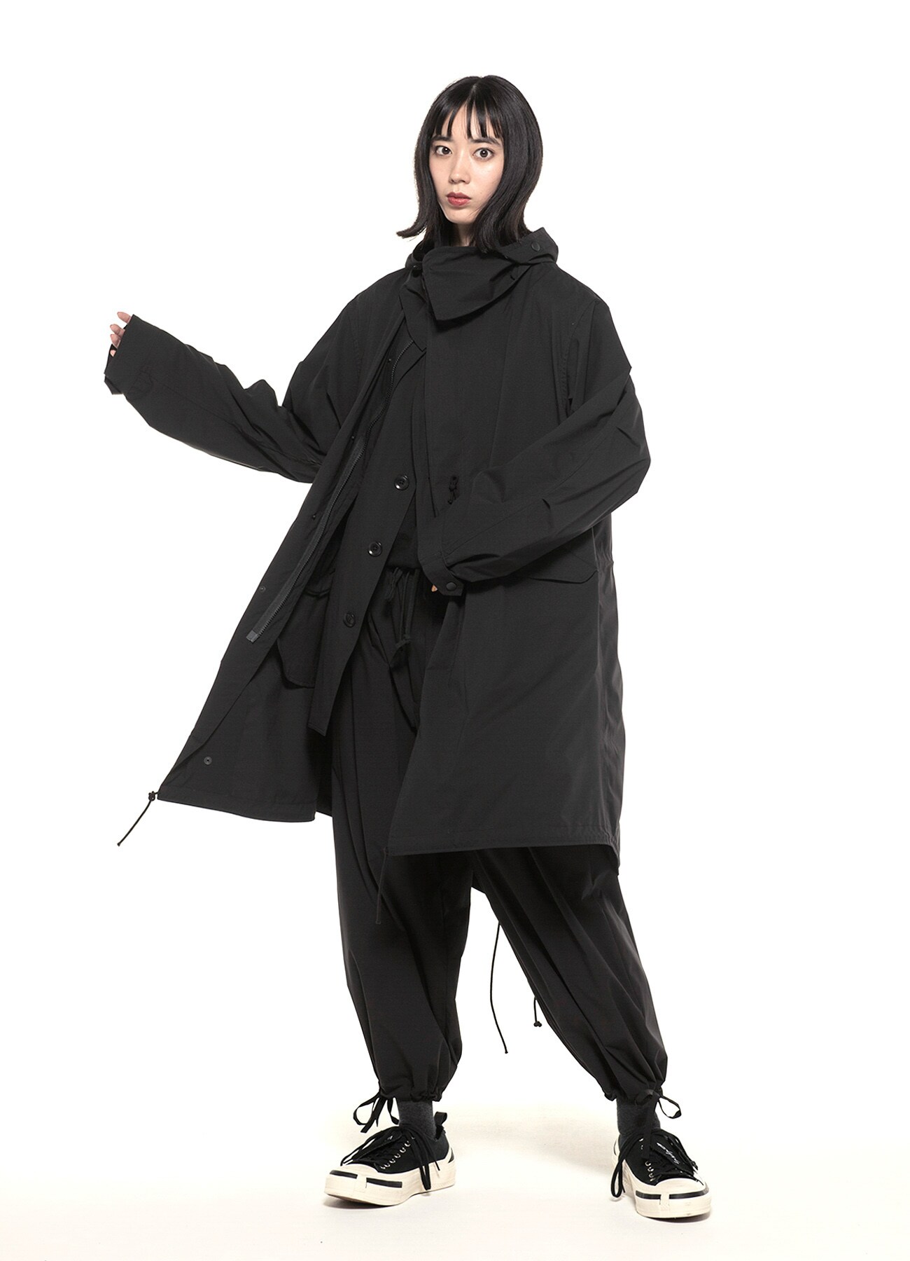 Solotex Packable Traveler Detachable Mods Coat (M Black): S'YTE ｜ THE SHOP  YOHJI YAMAMOTO