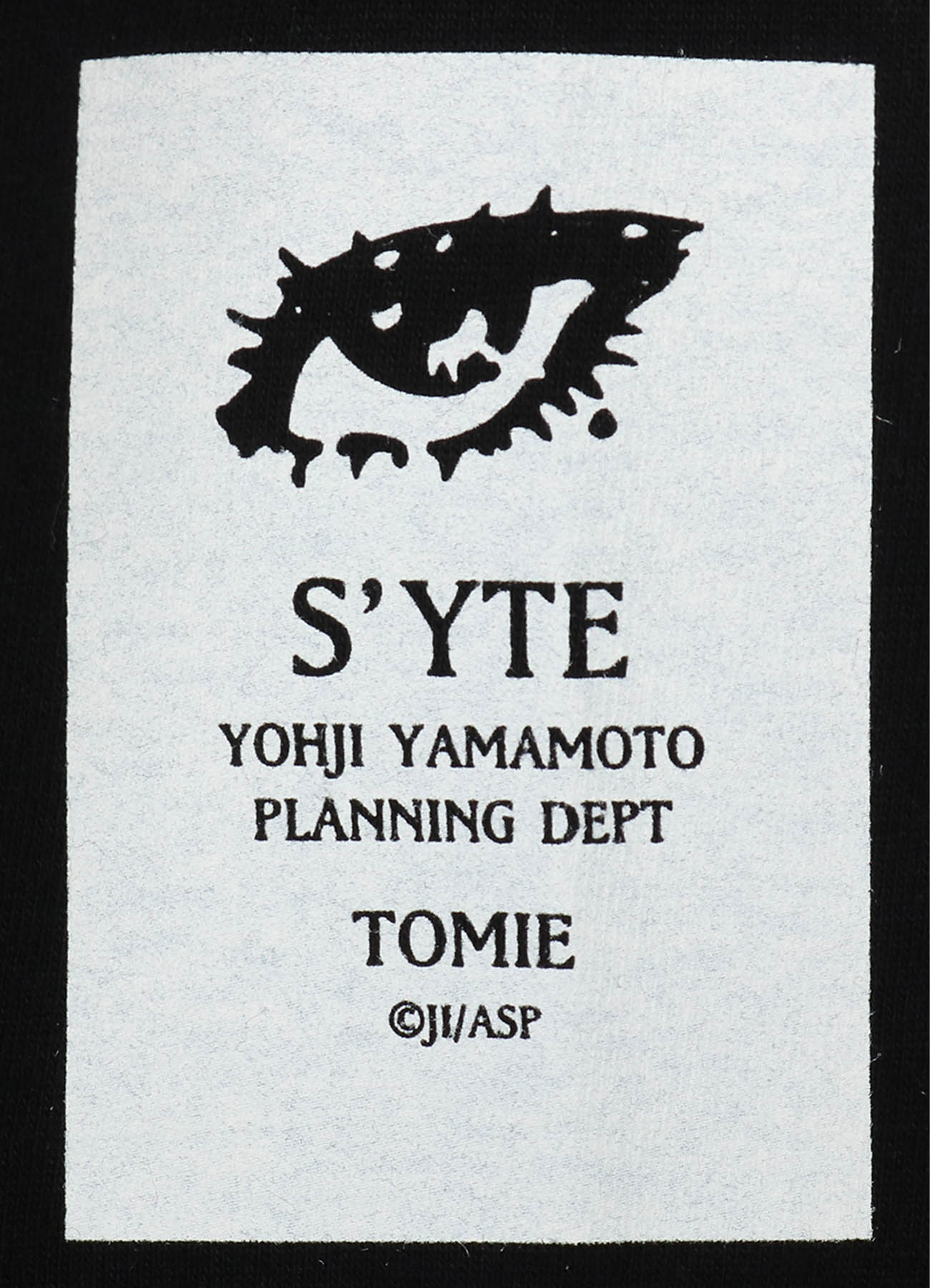 "Tomie" Wearing Yohji Yamamoto Lace-up Dress T-shirt