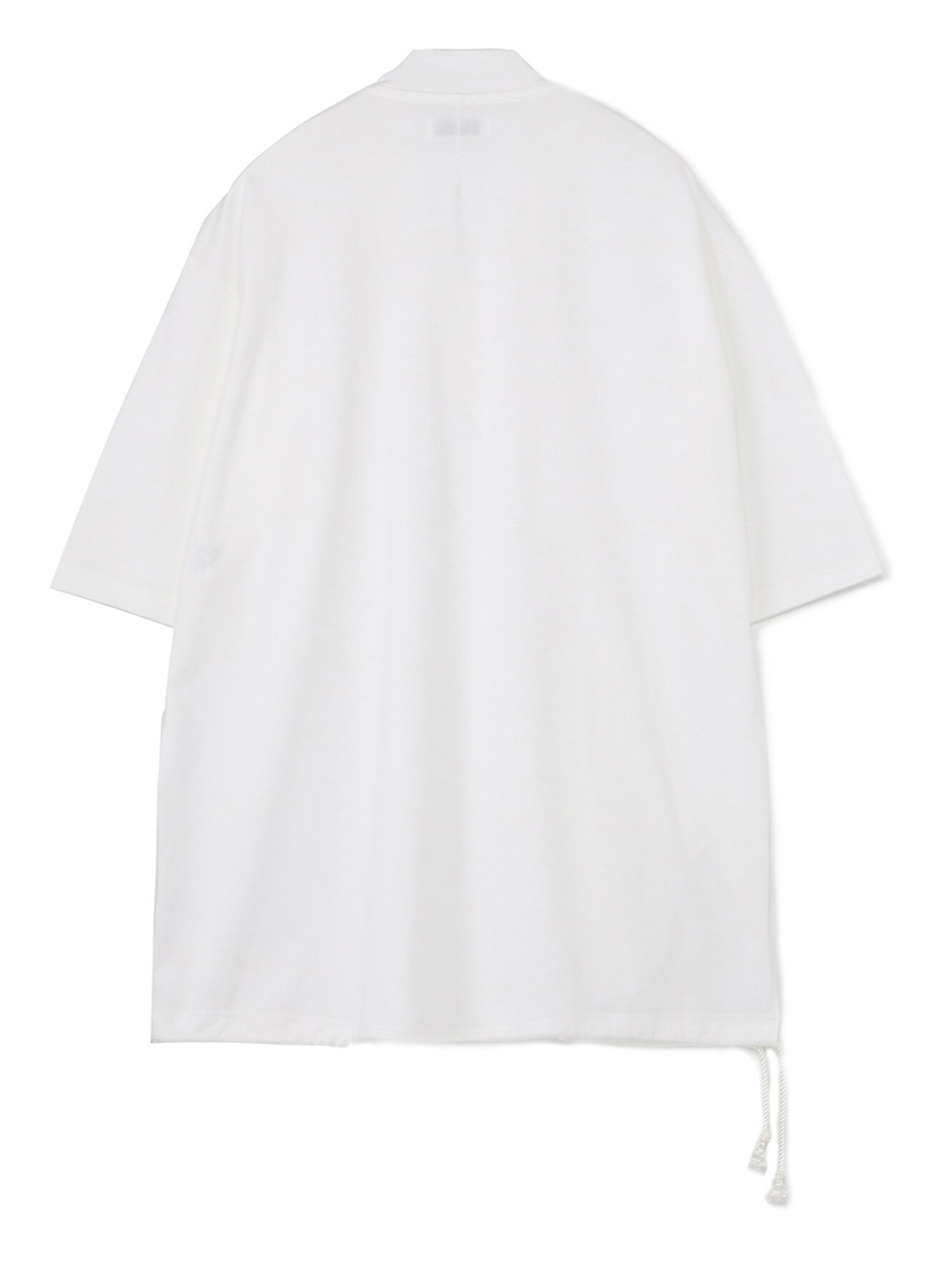 40/2 Cotton Jersey Kimono Layered Drawstring Pullover Half Sleeve T