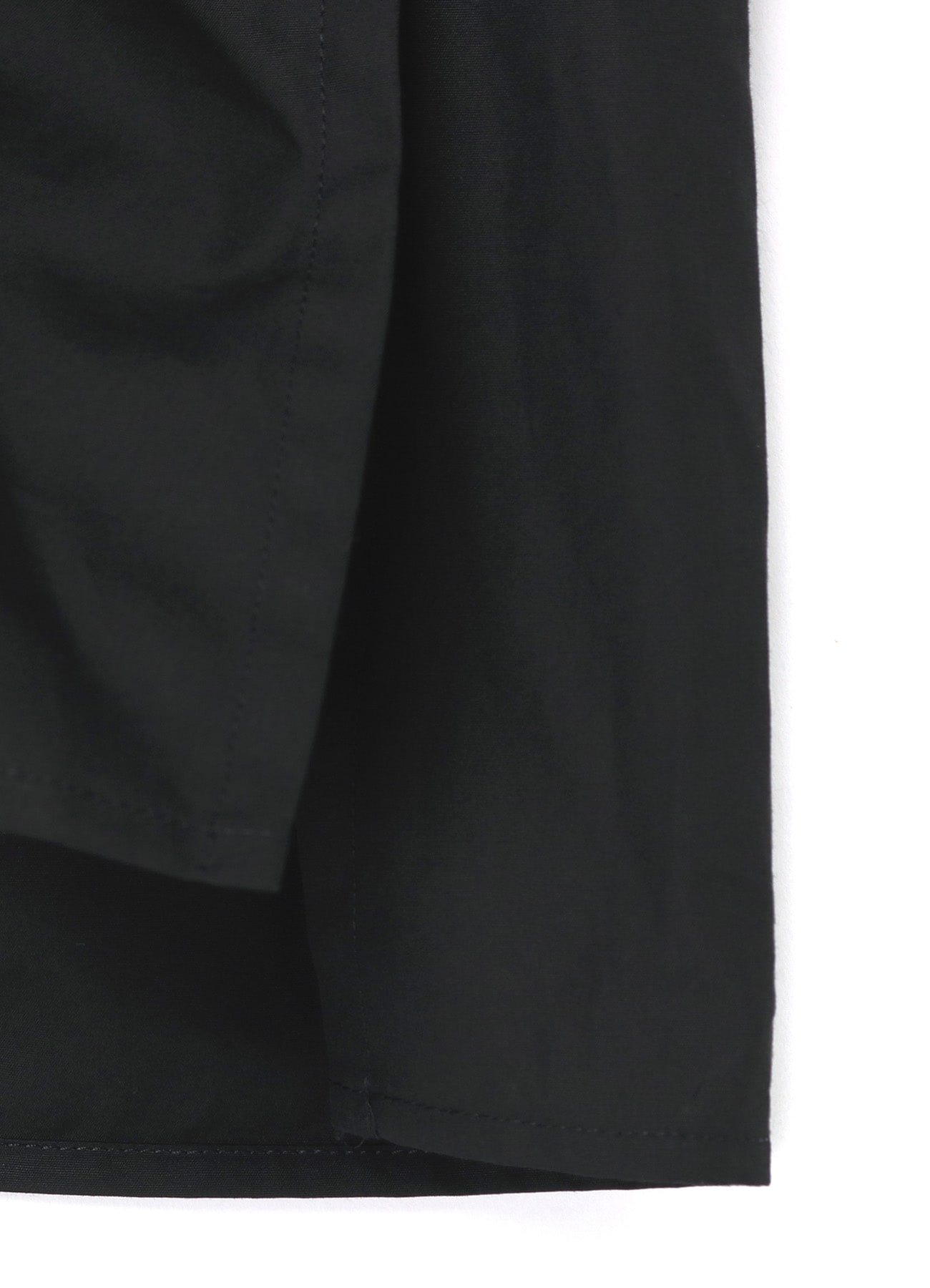 COTTON BROAD CLOTH SHIRRING DESIGN SHIRT(M Black): S'YTE｜THE SHOP YOHJI  YAMAMOTO