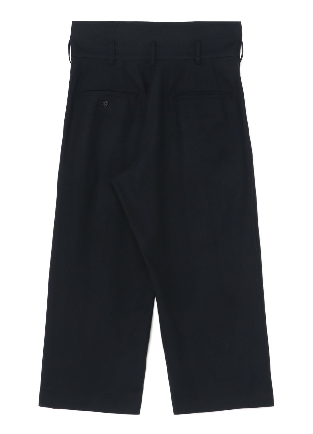 BLENDED ETERMINE FABRIC-SWITCHED DESIGN PANTS WITH HEM SLITS