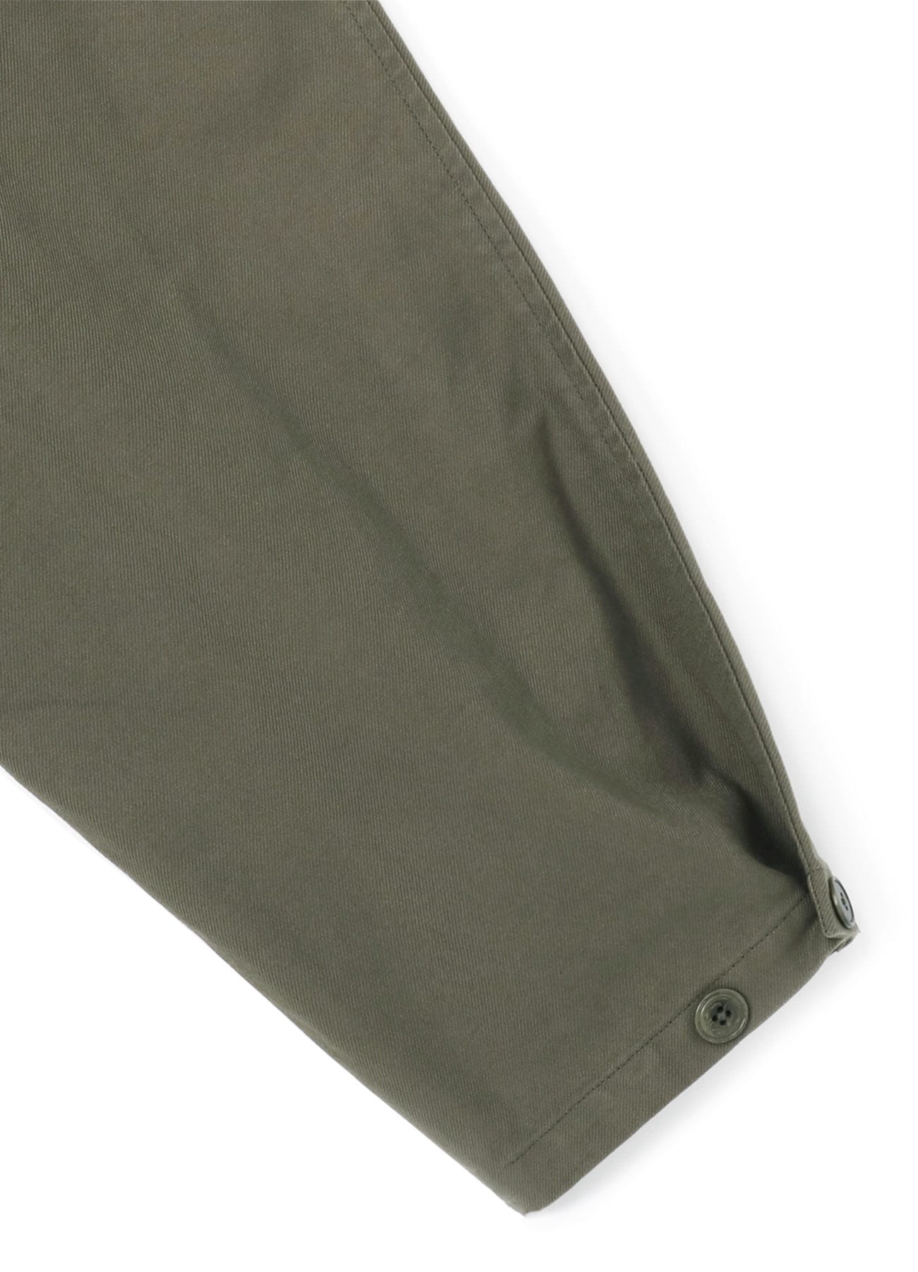 FRENCH WORKER SURGE SUSPENDER PANTS WITH HEM BUTTON DETAIL(M Olive green):  S'YTE｜THE SHOP YOHJI YAMAMOTO