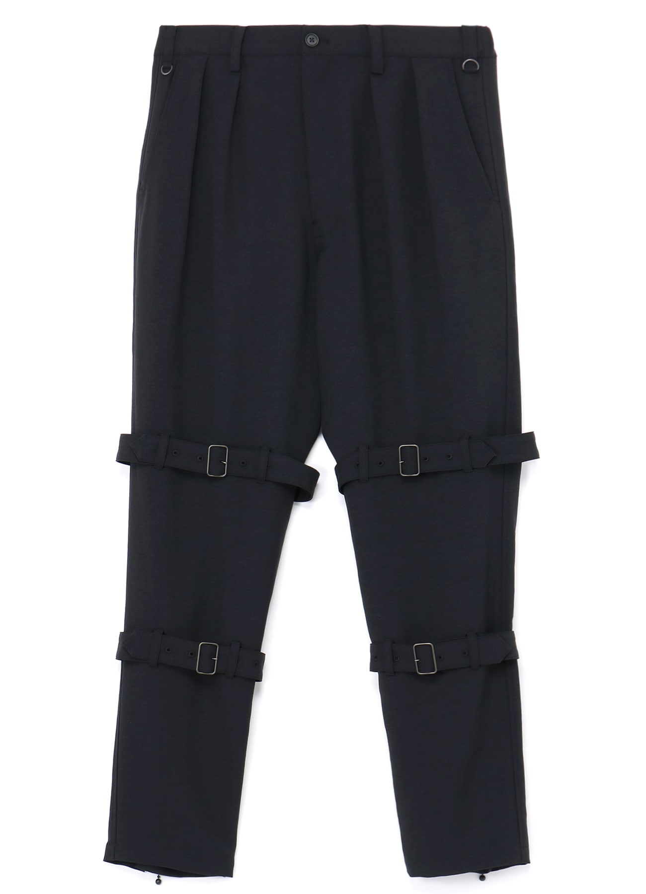 PE/STRETCH TWILL BANDAGE TAPERED PANTS(M Black): S'YTE｜THE SHOP 