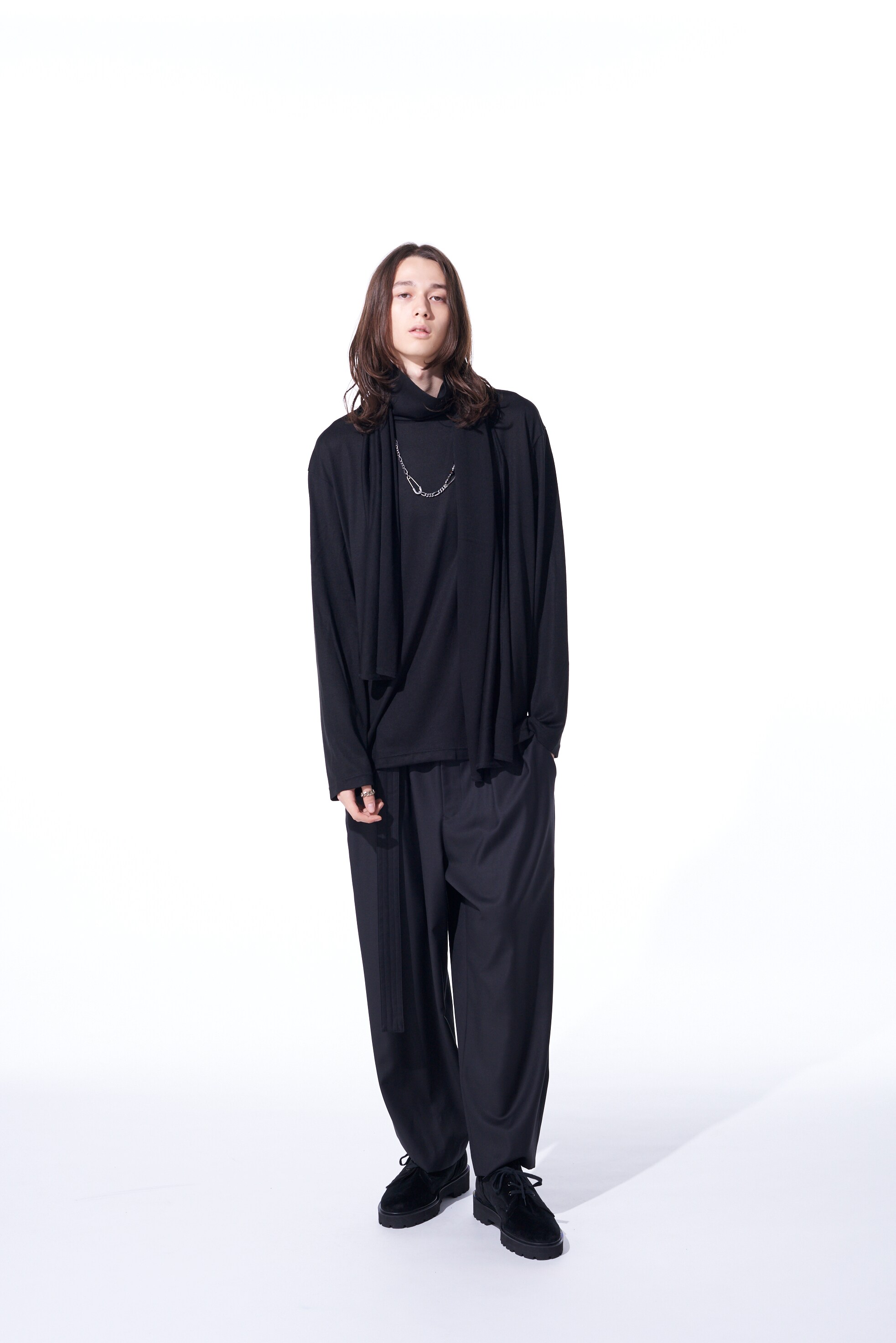 AC/W JERSEY STOLE TURTLENECK(M Black): S'YTE｜THE SHOP YOHJI YAMAMOTO