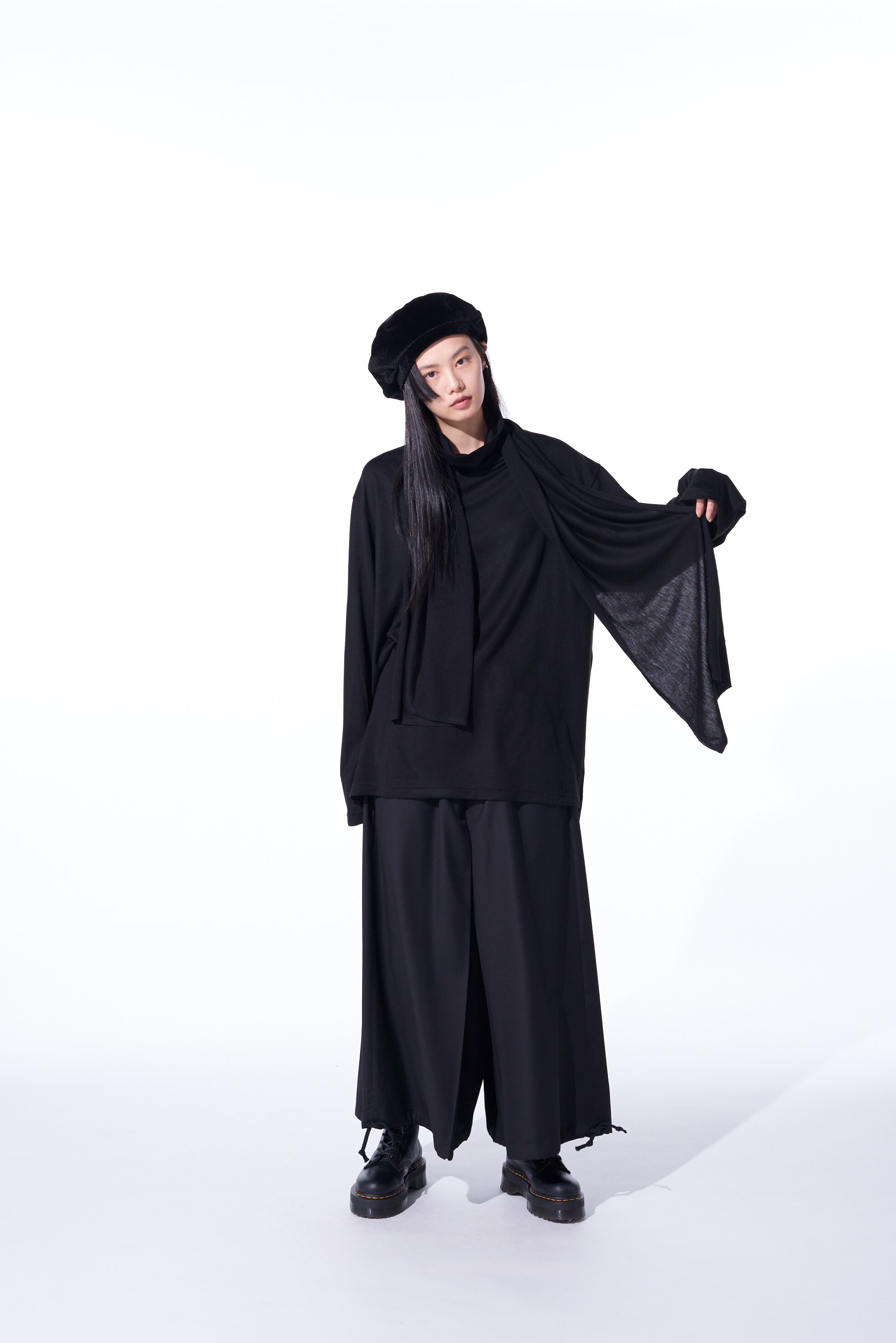 AC/W JERSEY STOLE TURTLENECK(M Black): S'YTE｜THE SHOP YOHJI YAMAMOTO