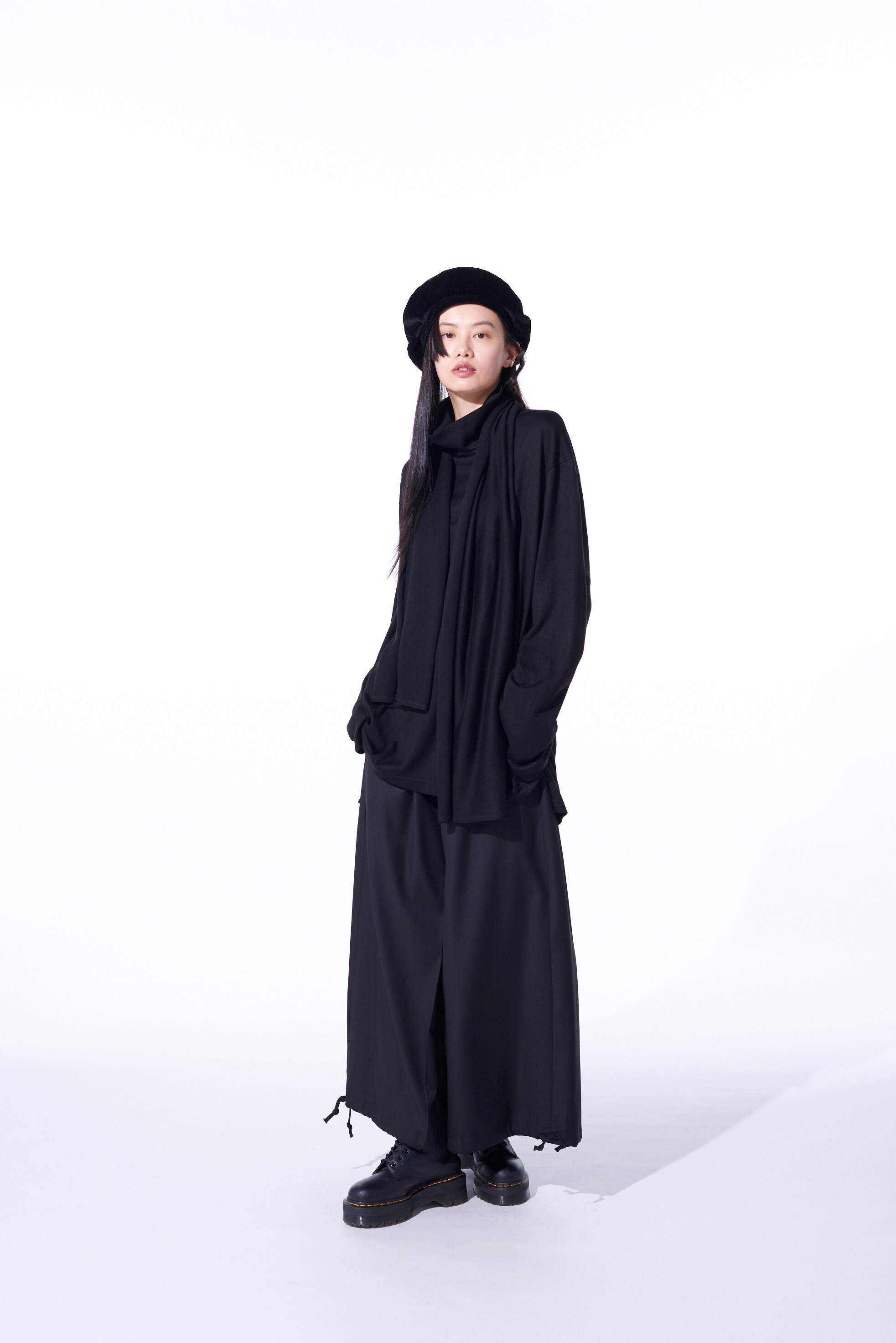 AC/W JERSEY STOLE TURTLENECK(M Black): S'YTE｜THE SHOP YOHJI YAMAMOTO