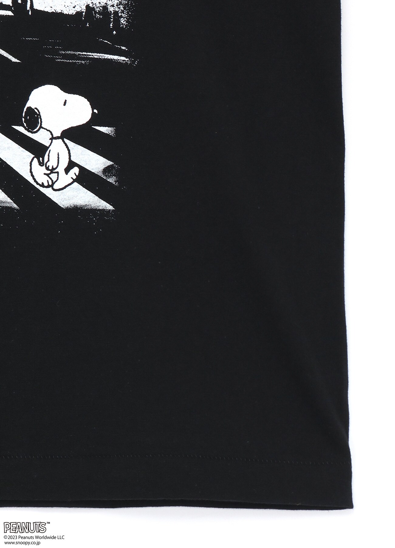 S'YTE x PEANUTS FRENCH TERRY JOE COOL & WOODSTOCK FESTIVAL SWEAT-SHIRT AVEC  ILLUSTRATION(S) IMPRIMÉE(S) Noir : S'YTE