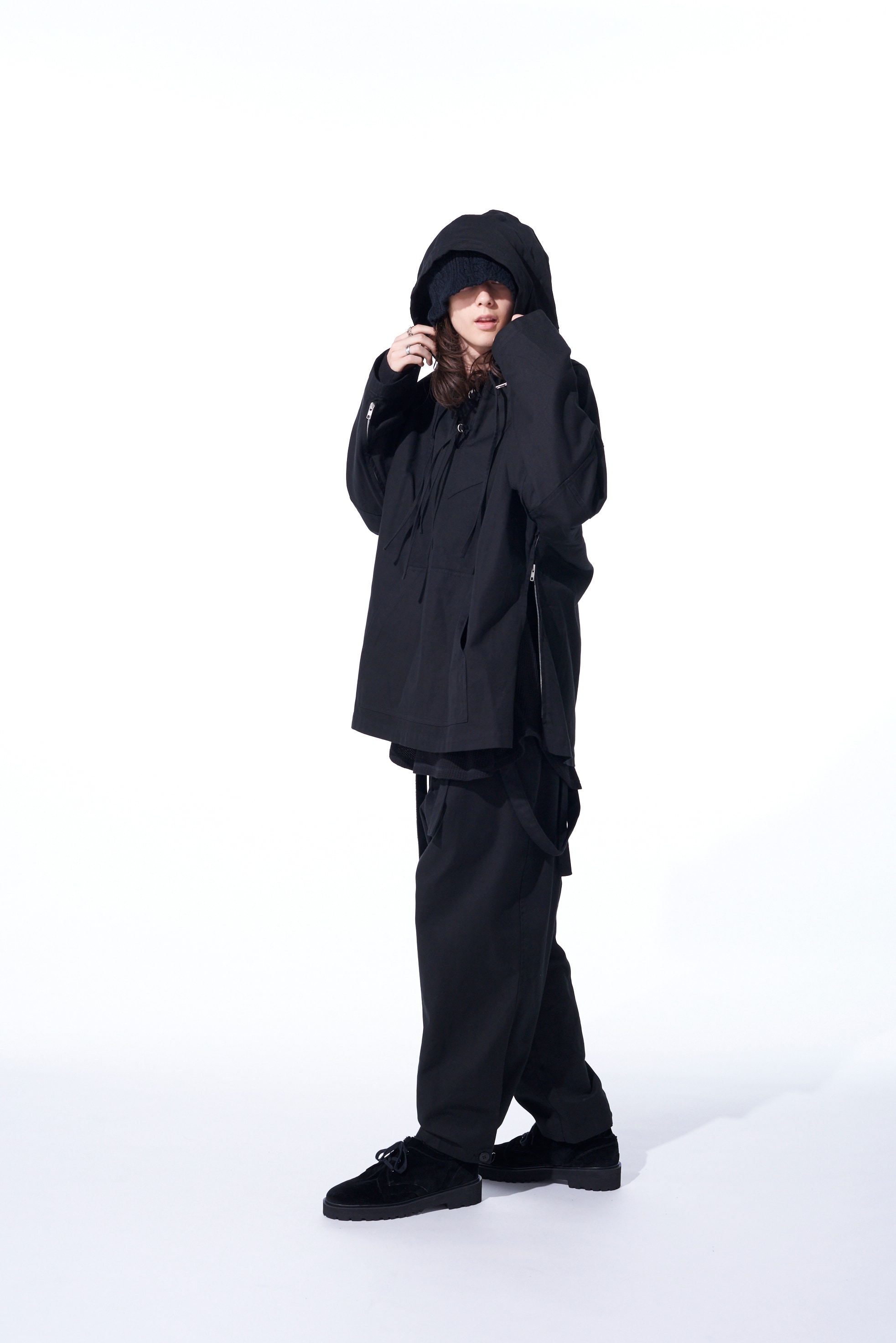 FRENCH WORKER SURGE MEXICAN PARKA WITH ZIPPER DESIGN SLEEVES