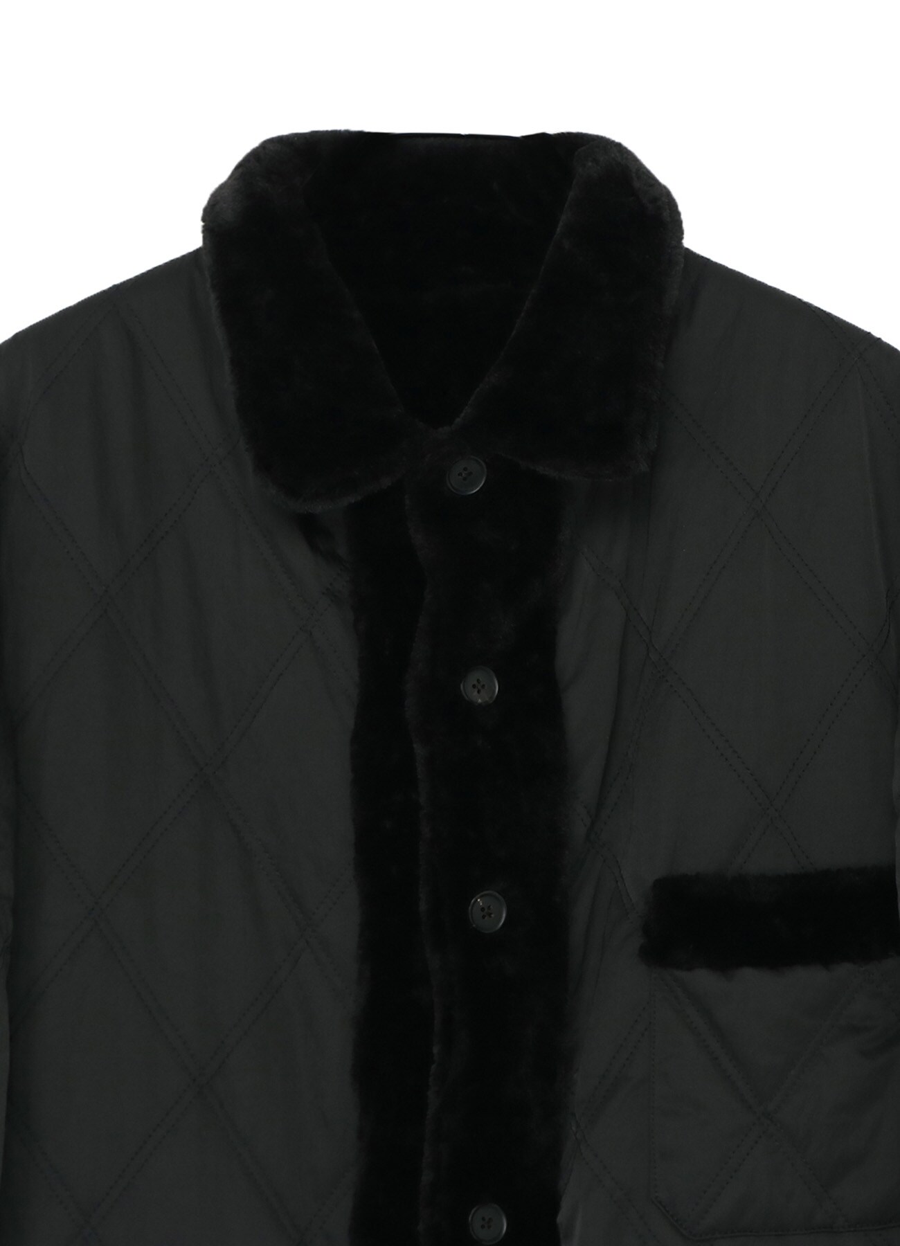 RICEMAN REVERSIBLE QUILTED JACKET BLACK/OLIVE Blouson outer