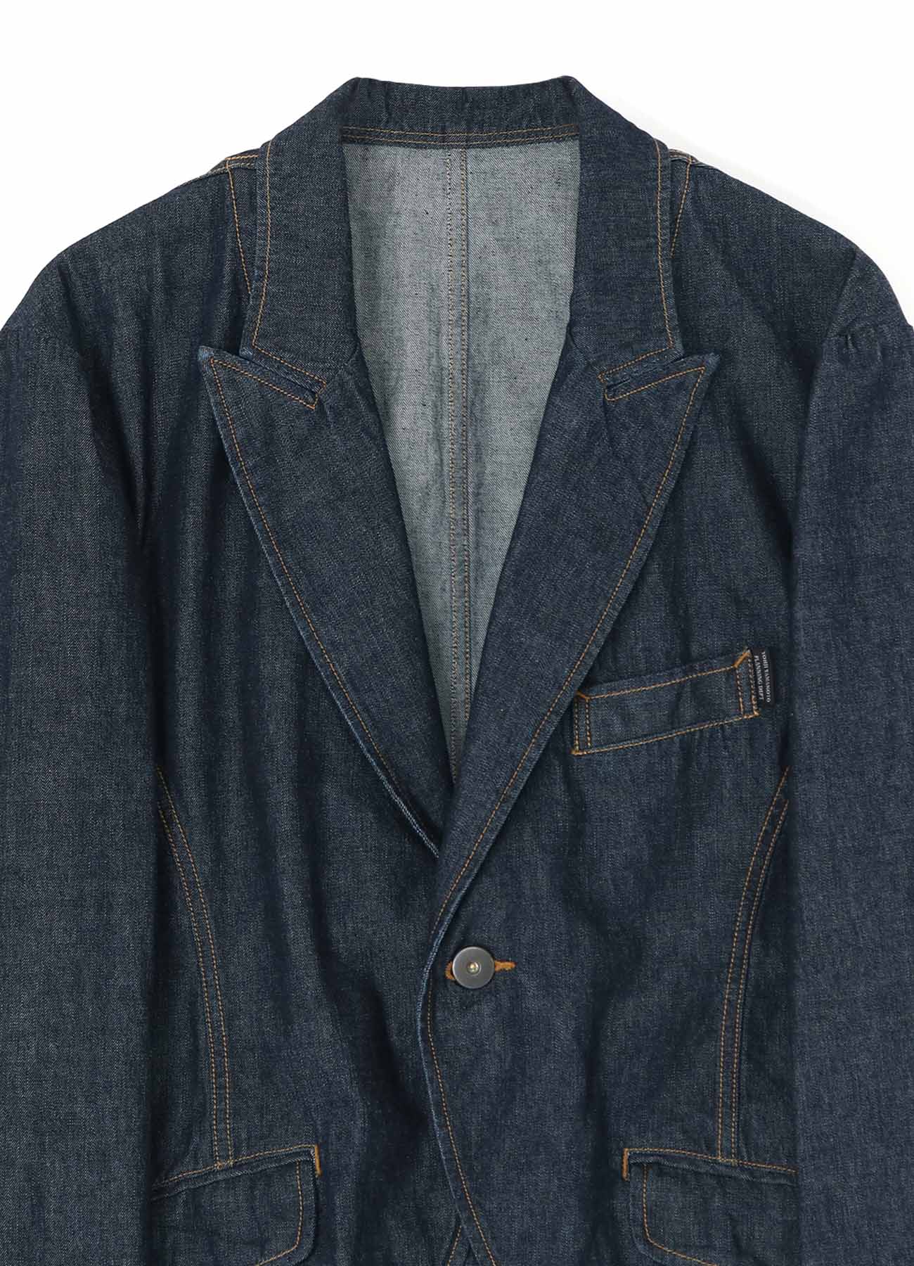 10oz Denim Peaked Jacket (M Blue): S'YTE | THE SHOP YOHJI YAMAMOTO