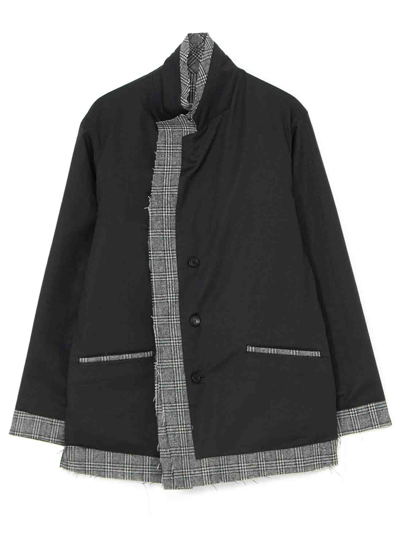 Glen Check Reversible Jacket with Switchover