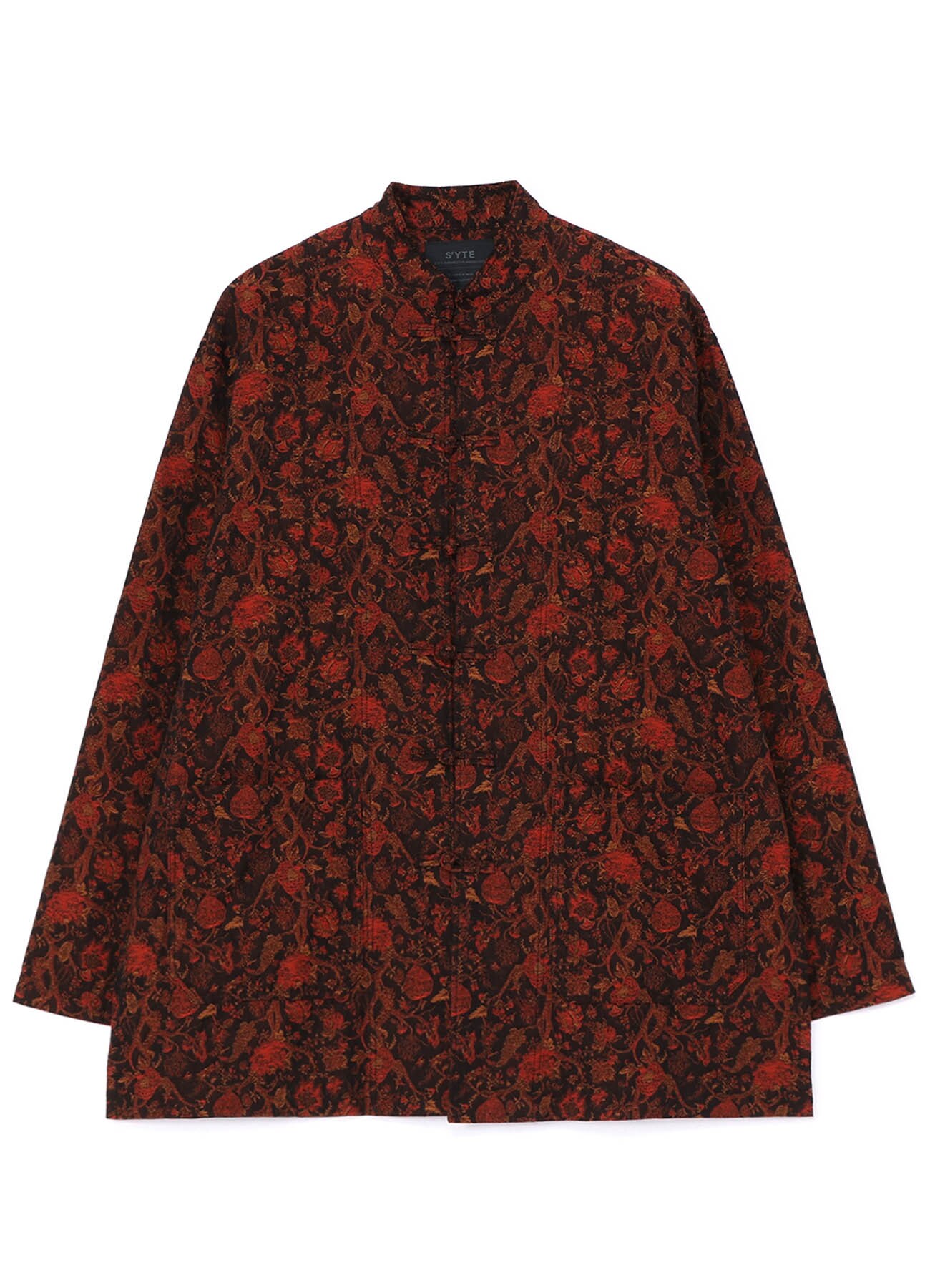 Cotton/Thorny Pattern Jacquard China Jacket