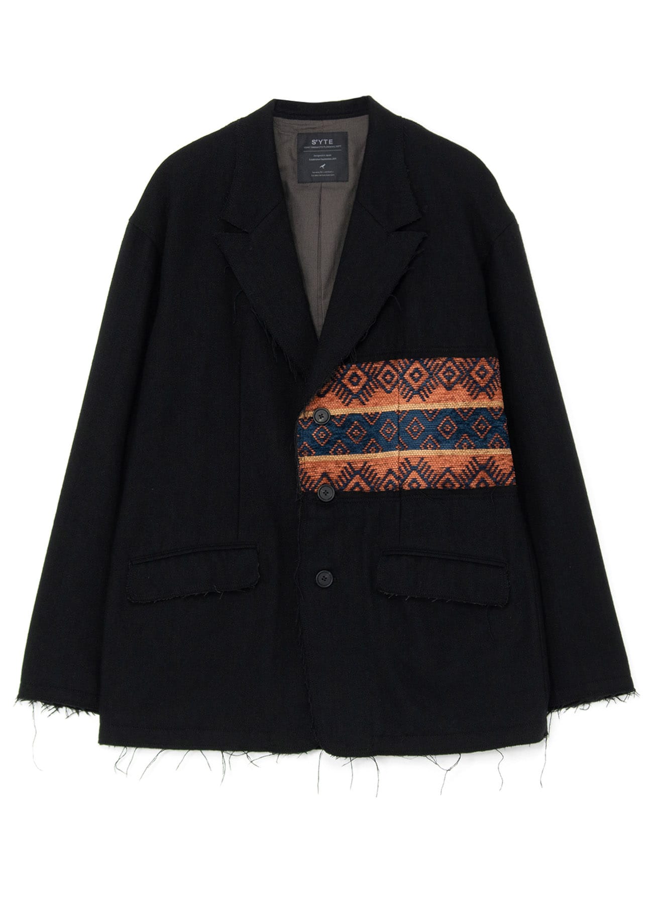 Flannel+Ecuadorian Woven Braid Jacket