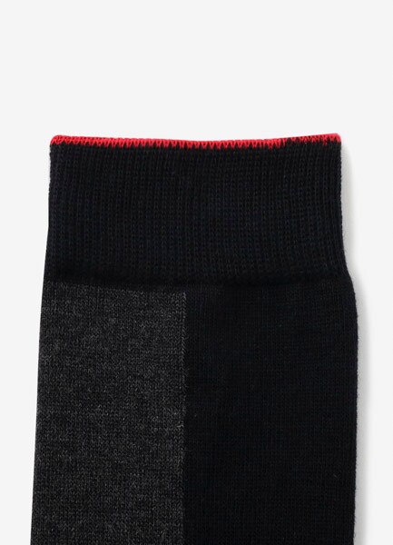 Cotton Plain Stitch Bicolor Socks
