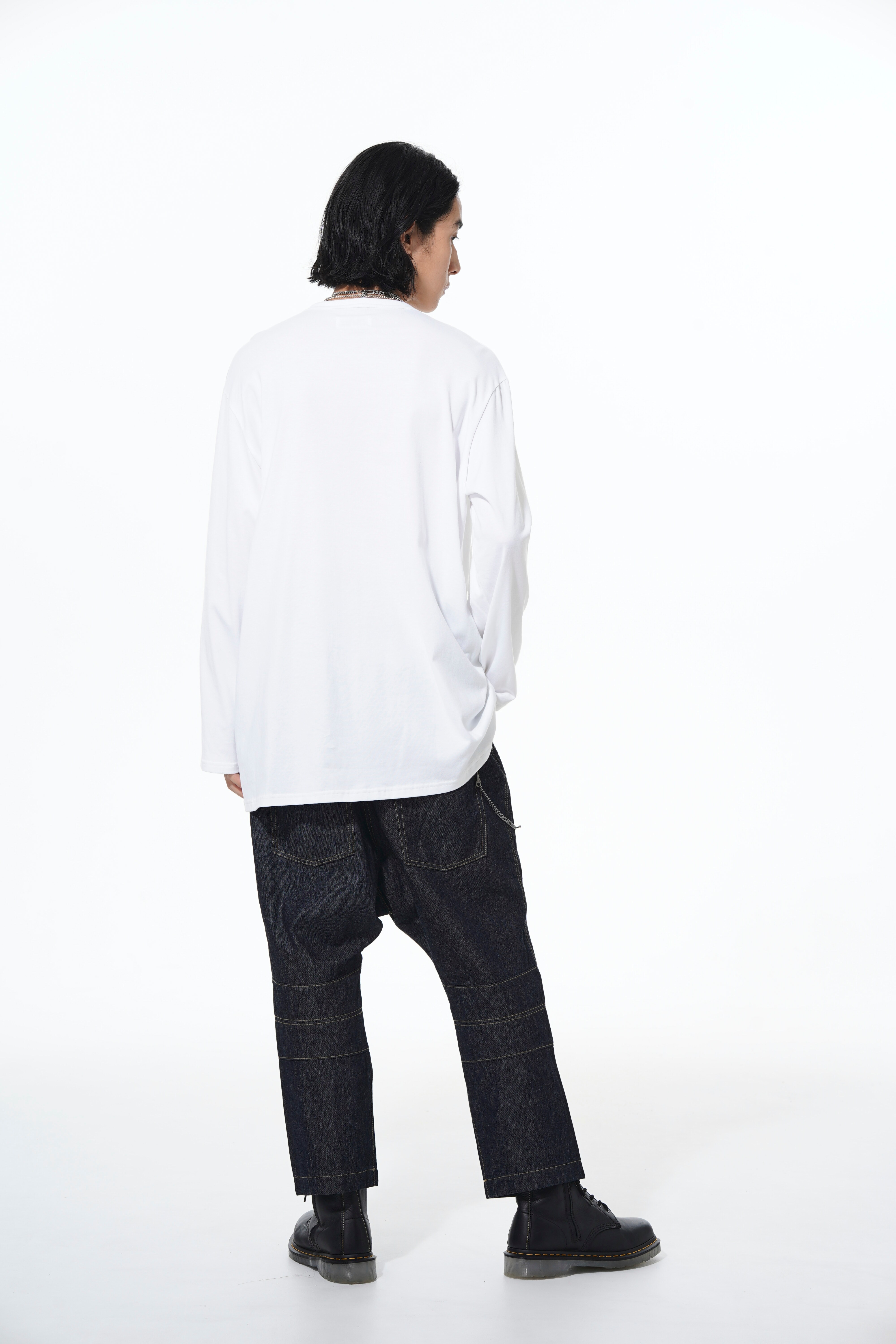 10OZ DENIM KNEE PATCH PANTS(M Blue): S'YTE｜THE SHOP YOHJI YAMAMOTO