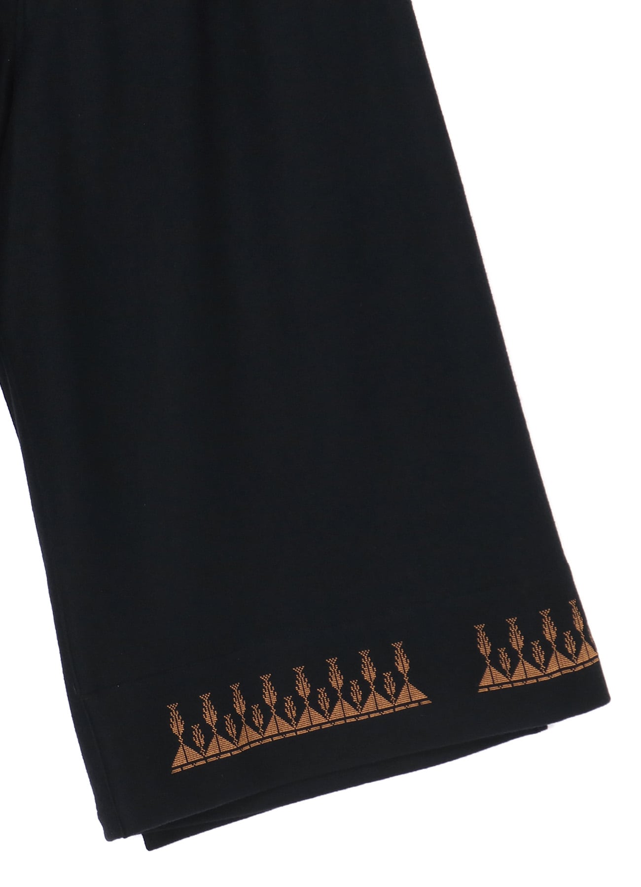COMPRESSED JERSEY ETHNIC EMBROIDERED WRAP PANTS