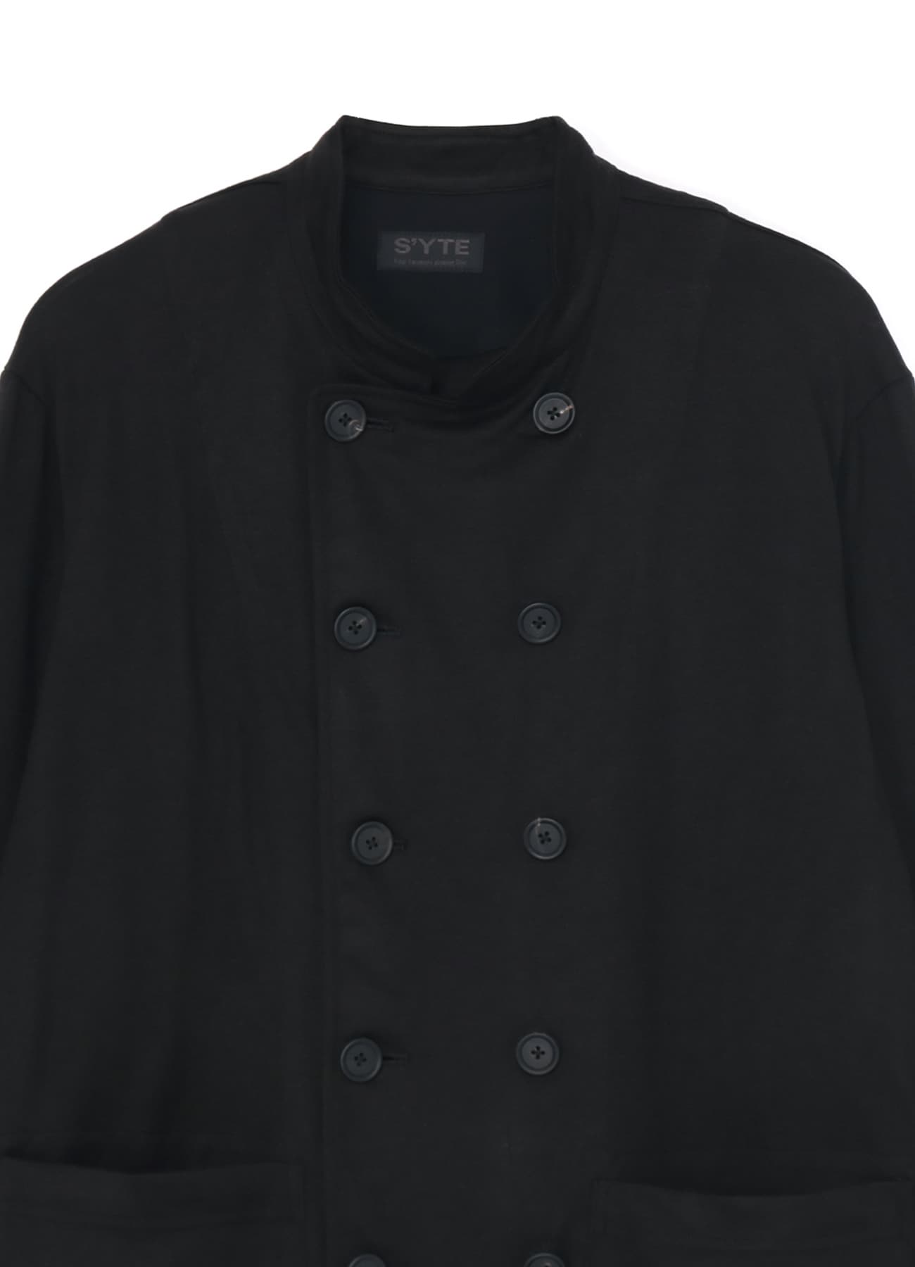 Ac/W Jersey Double Front Stand Collar Jacket